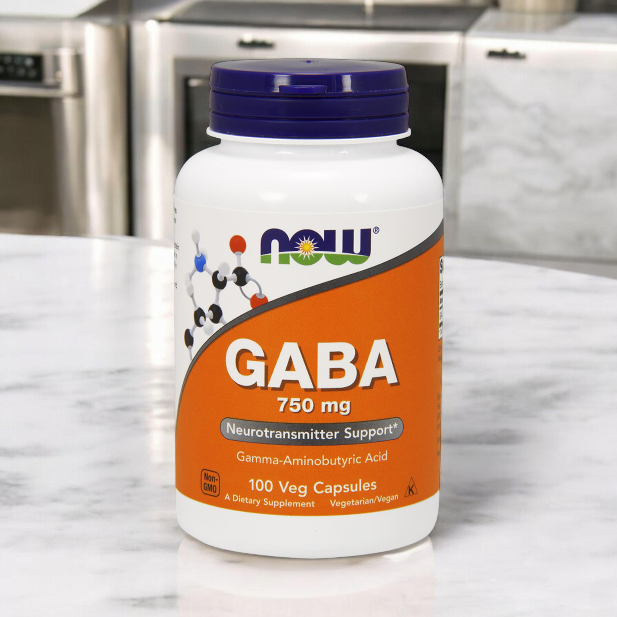 NOW Gaba 750mg - 100vegcaps