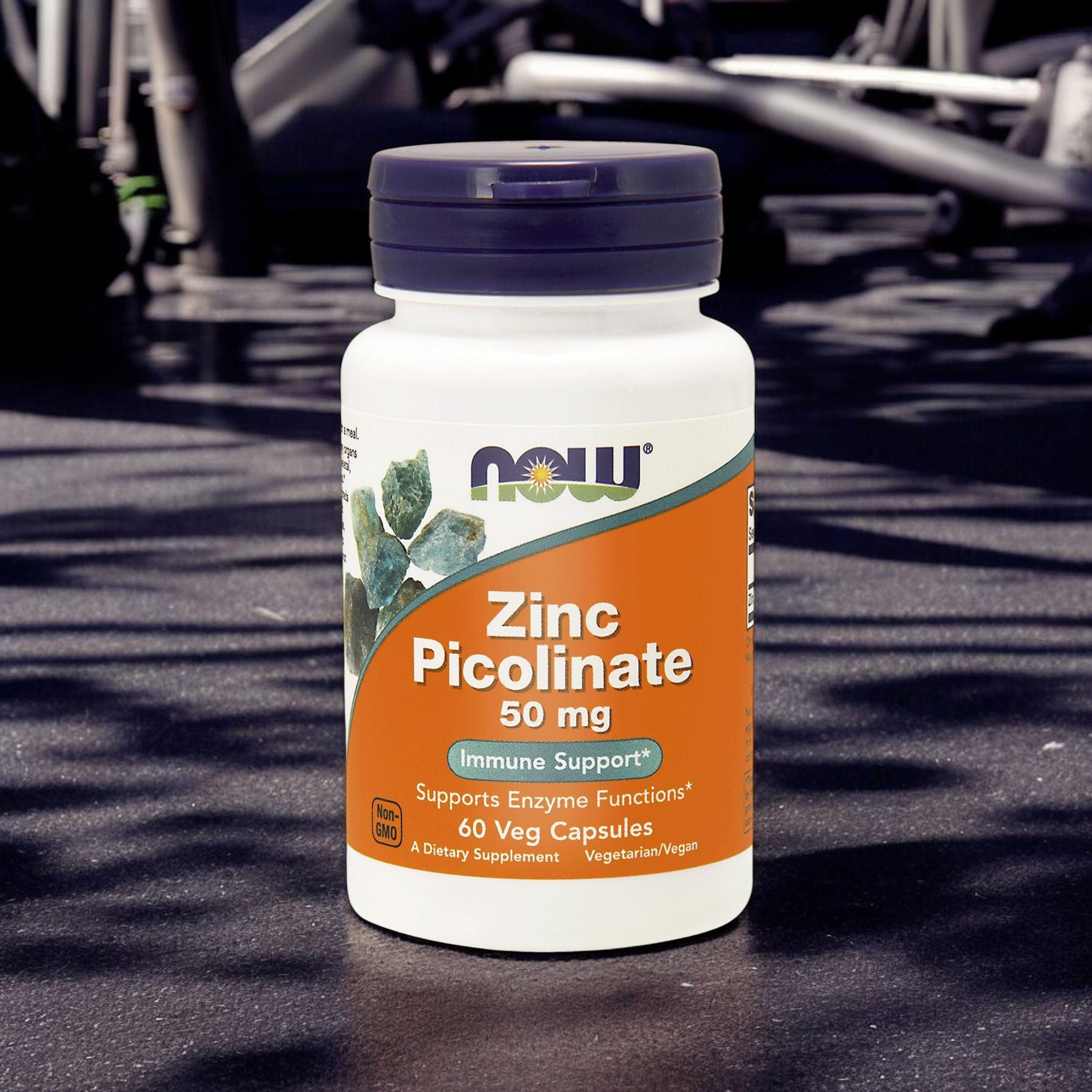 NOW - Zinkpicolinat 50mg - 30 pflanzliche Kapseln.