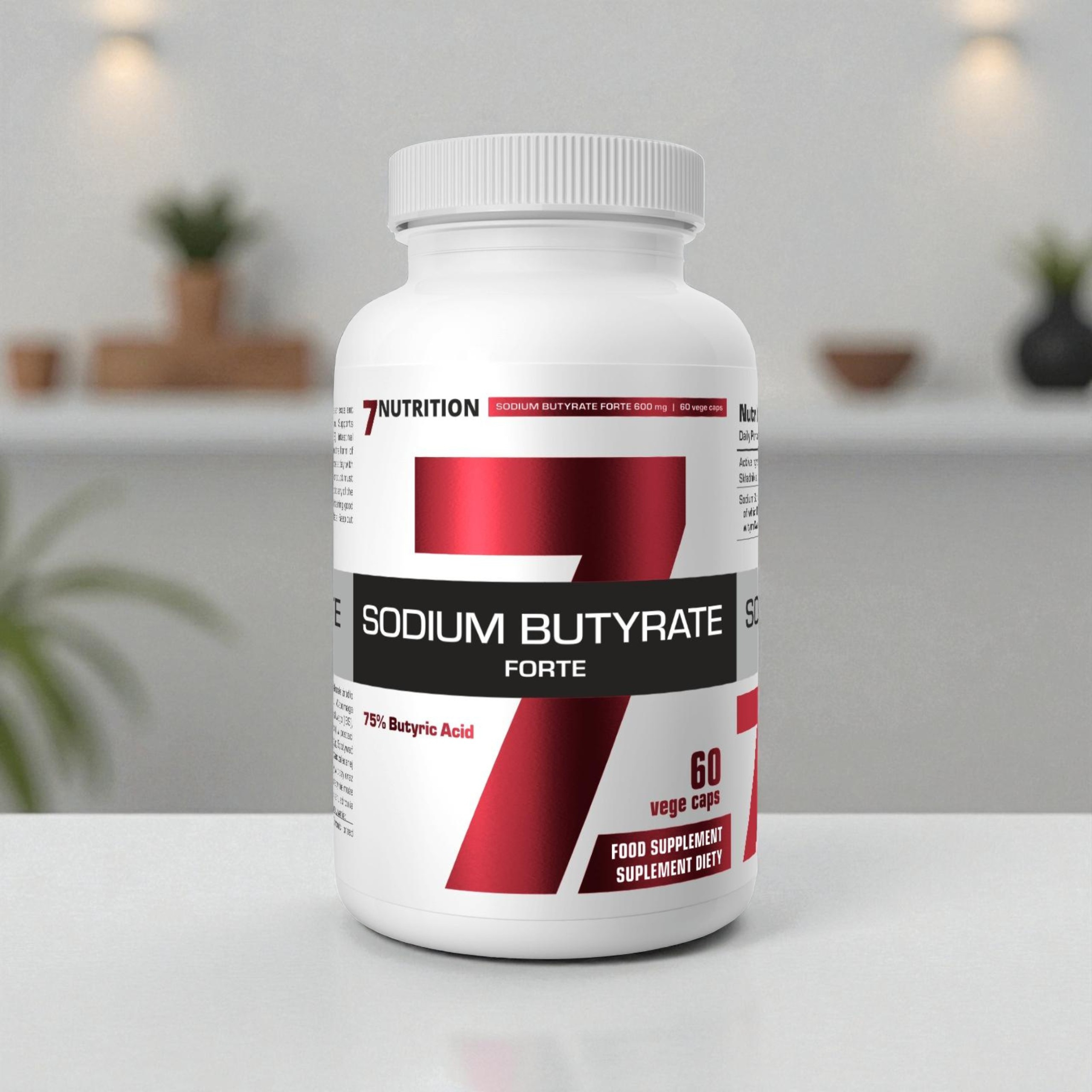 7 NUTRITION - Sodium Butyrate Forte - 43g - vege Kapseln