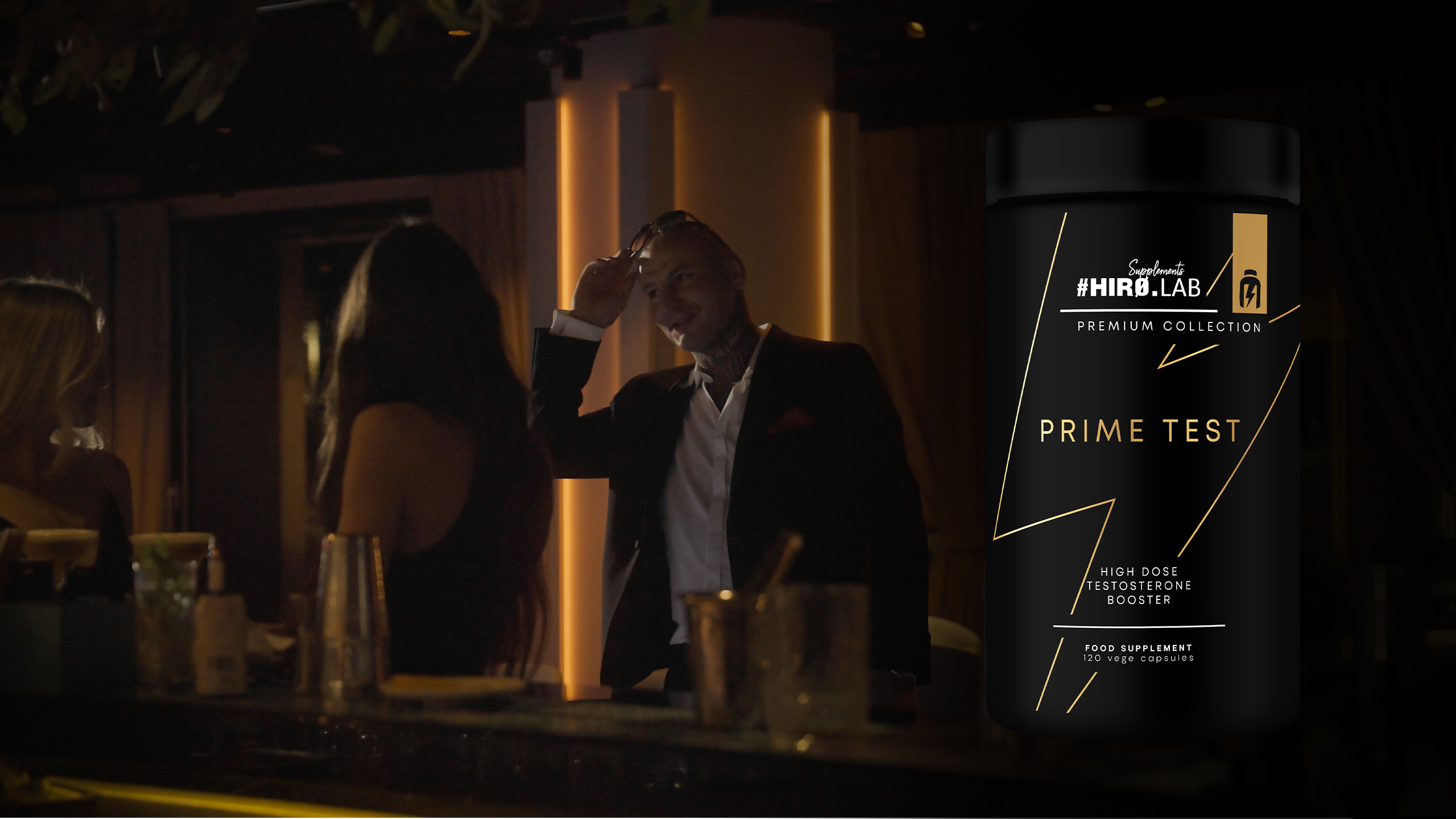 HIRO.LAB Prime Test - 120vcaps. + Magnet - 90vcaps.