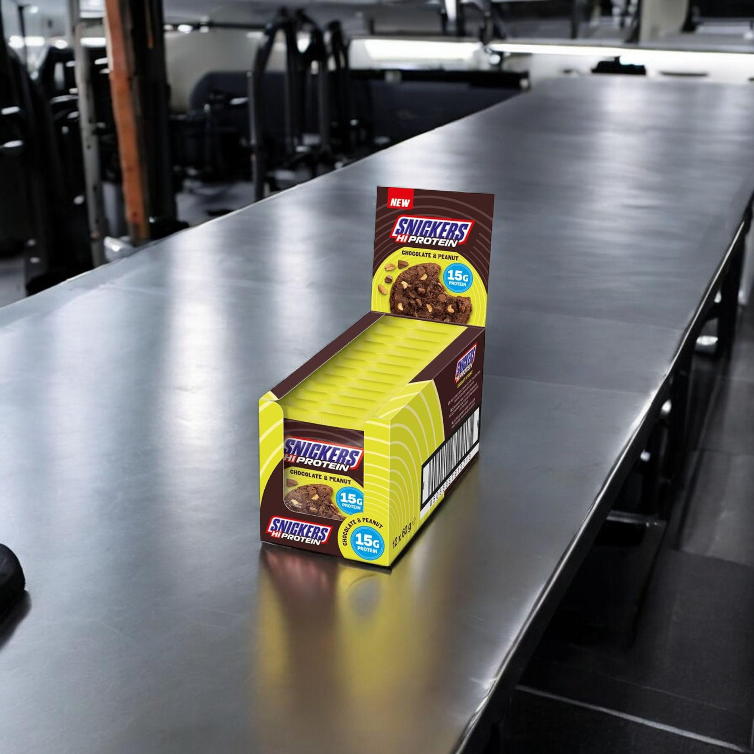 Mars – Snickers High Protein Keks – 12×60 g – Schokolade & Erdnuss