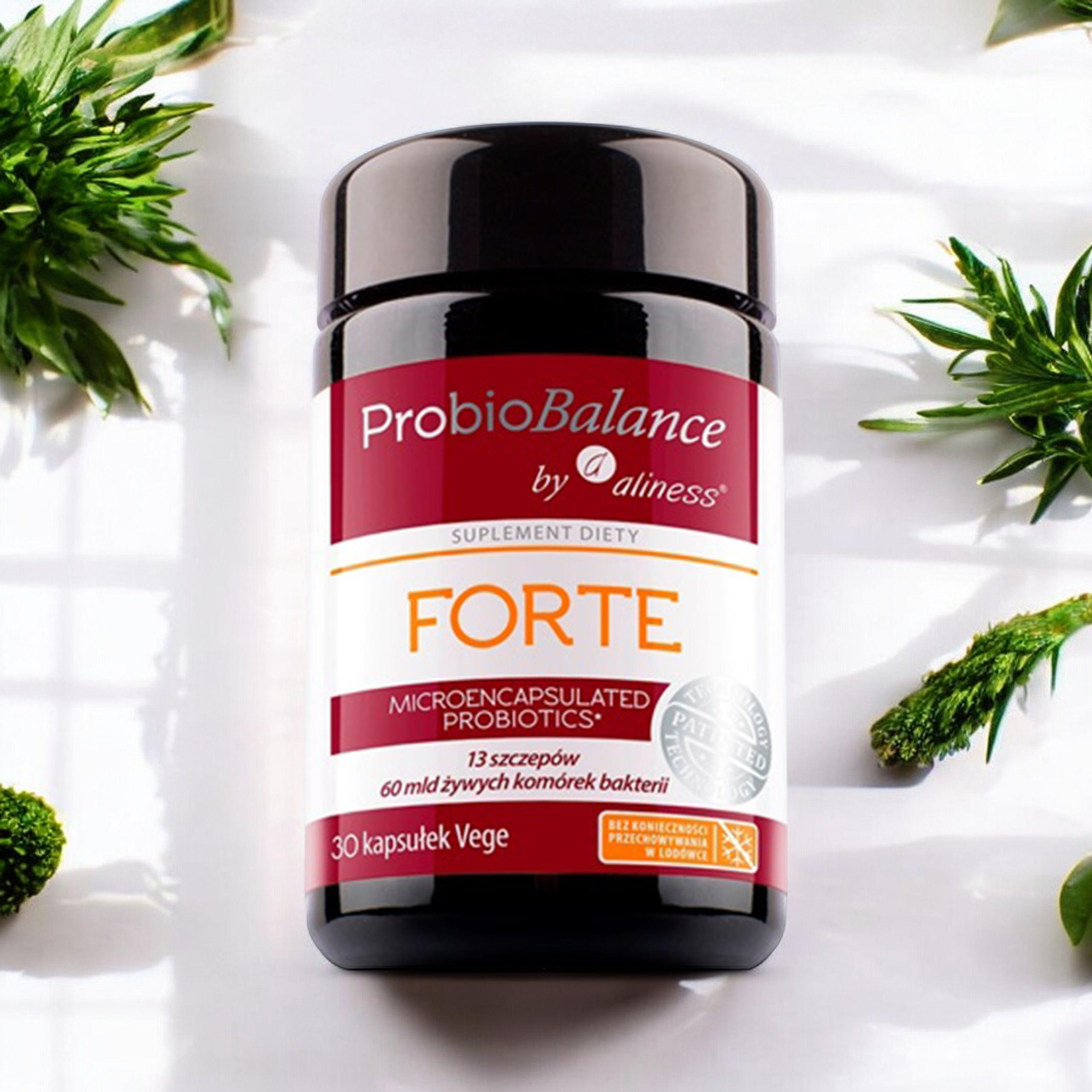 ALINESS - ProbioBALANCE Forte 60 Milliarden - 30 pflanzliche Kapseln.