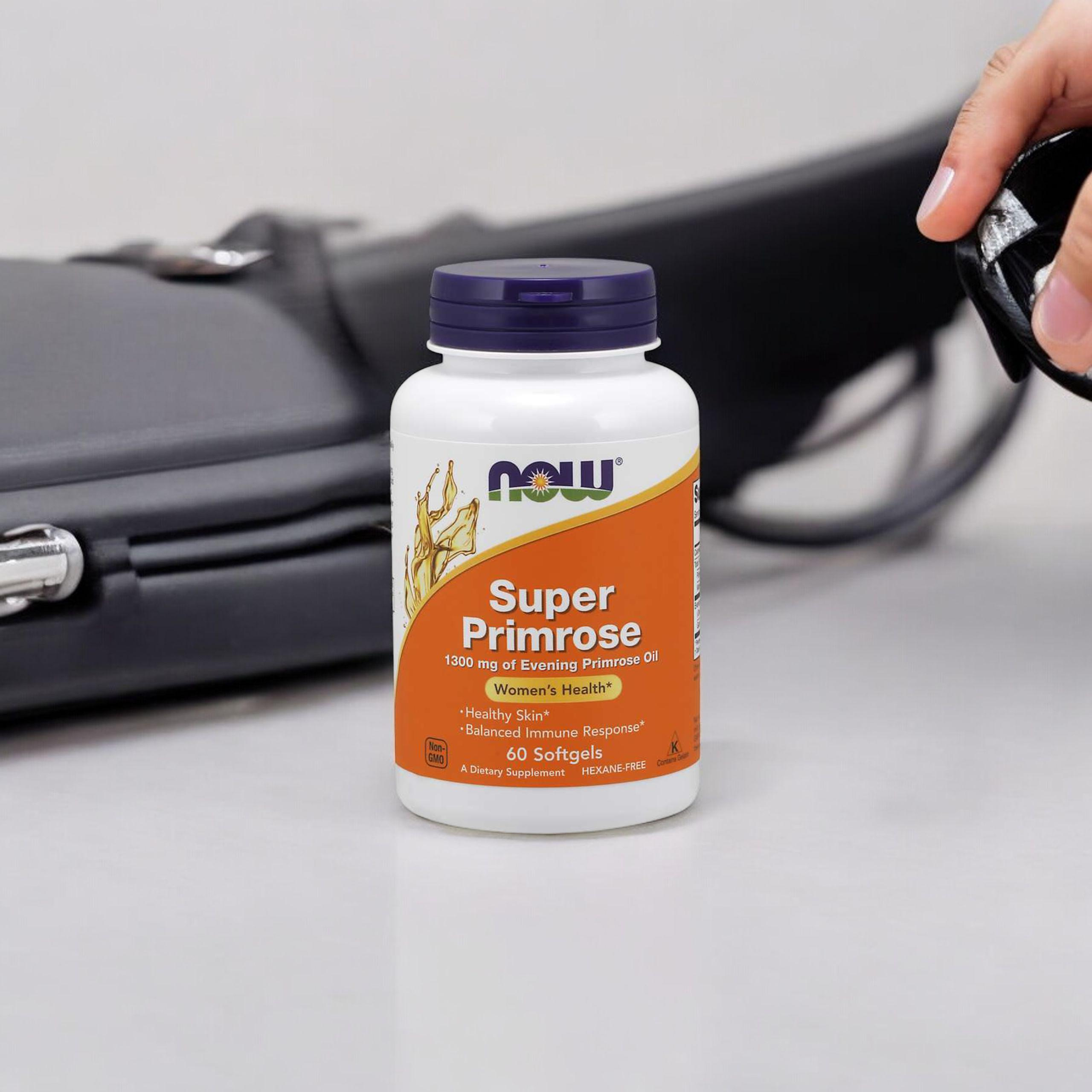 NOW Super Primrose - 60softgels. - Nachtkerzenöl