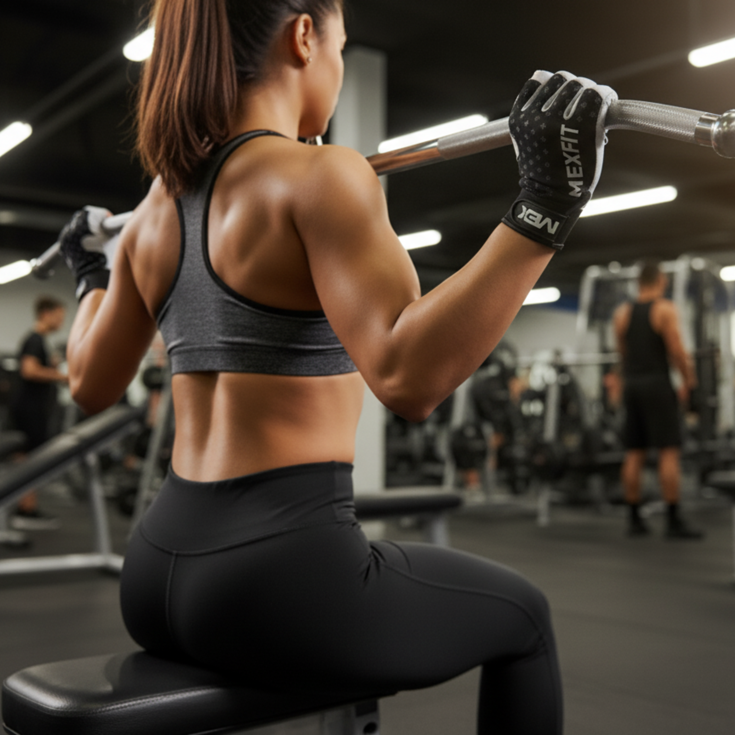 MEX NUTRITION - Mexfit Schwarze Handschuhe 