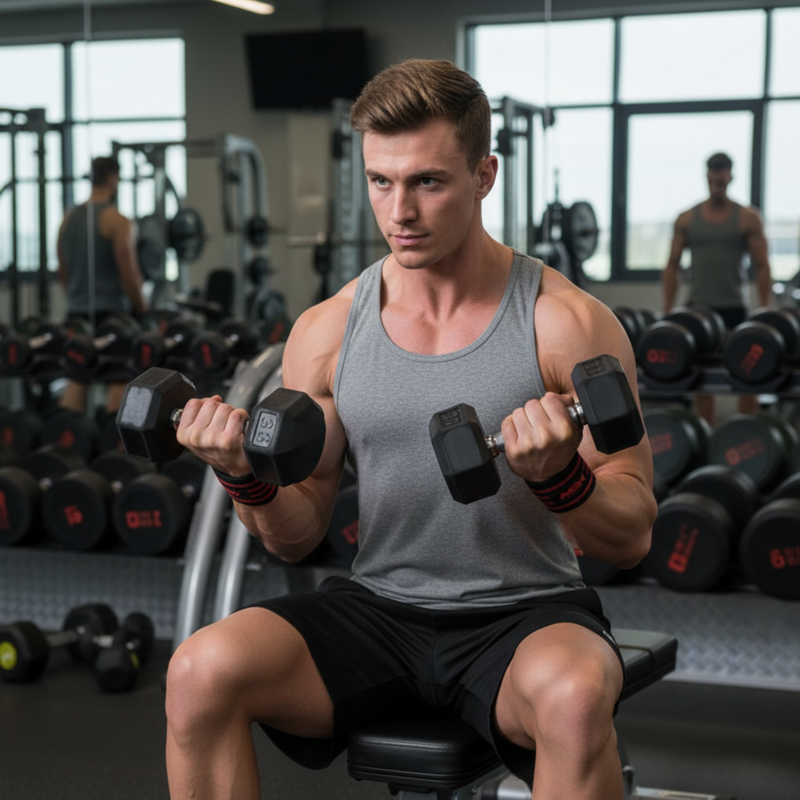 MEX SPORT - Wrist Wraps Mex - Rot