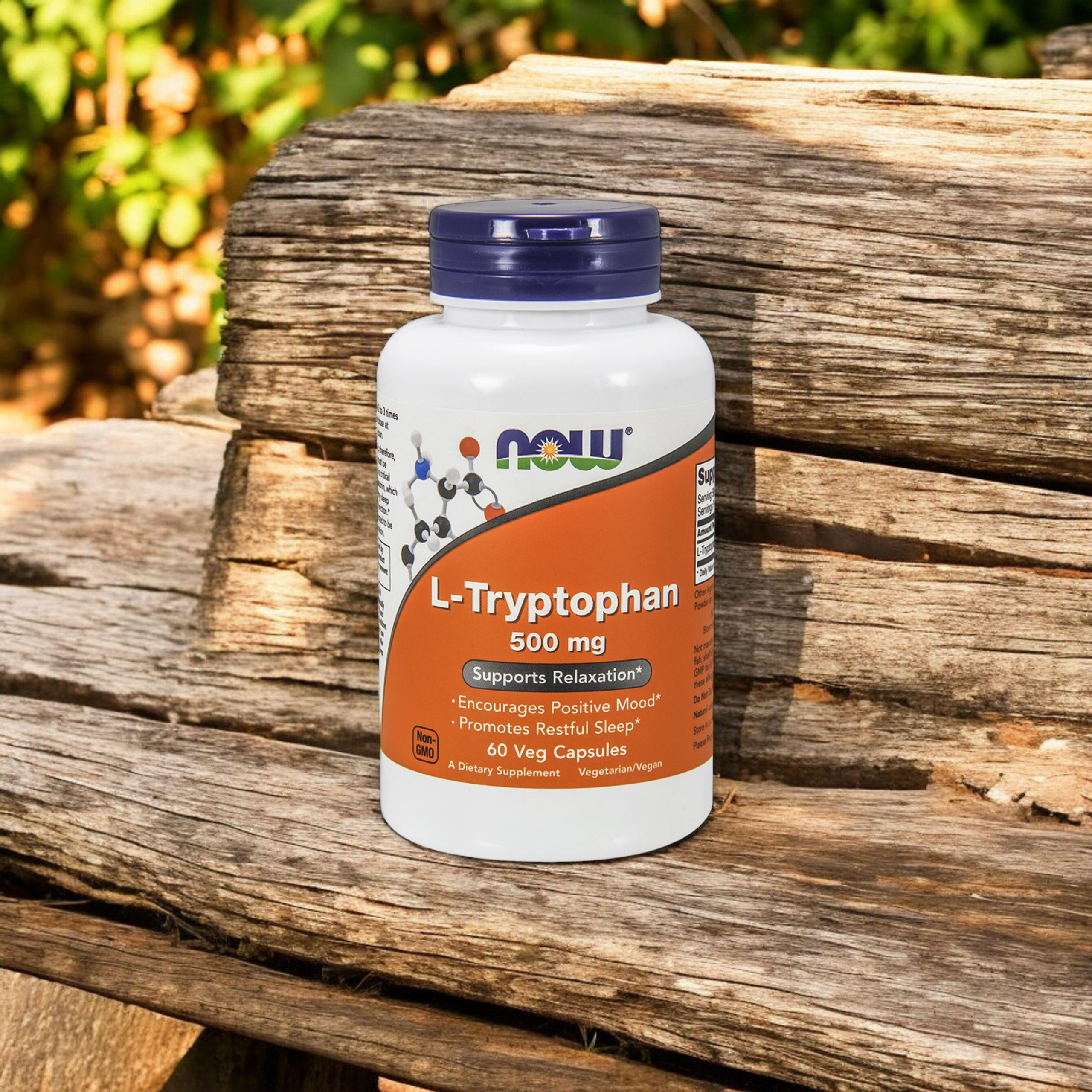 NOW L-Tryptophan 500mg - 60vegcaps