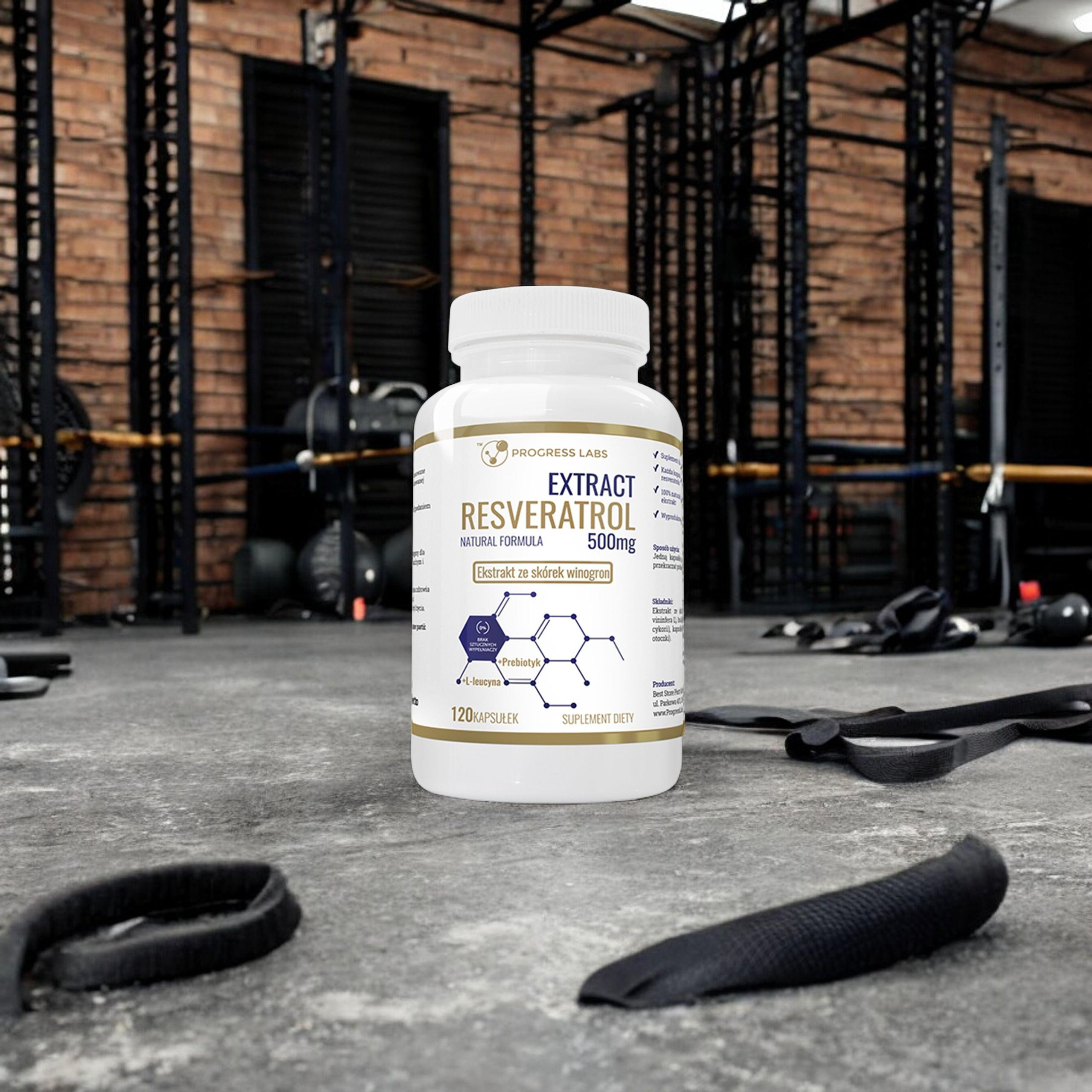 PROGRESS LABS Resveratrol Extract 500mg - 120caps