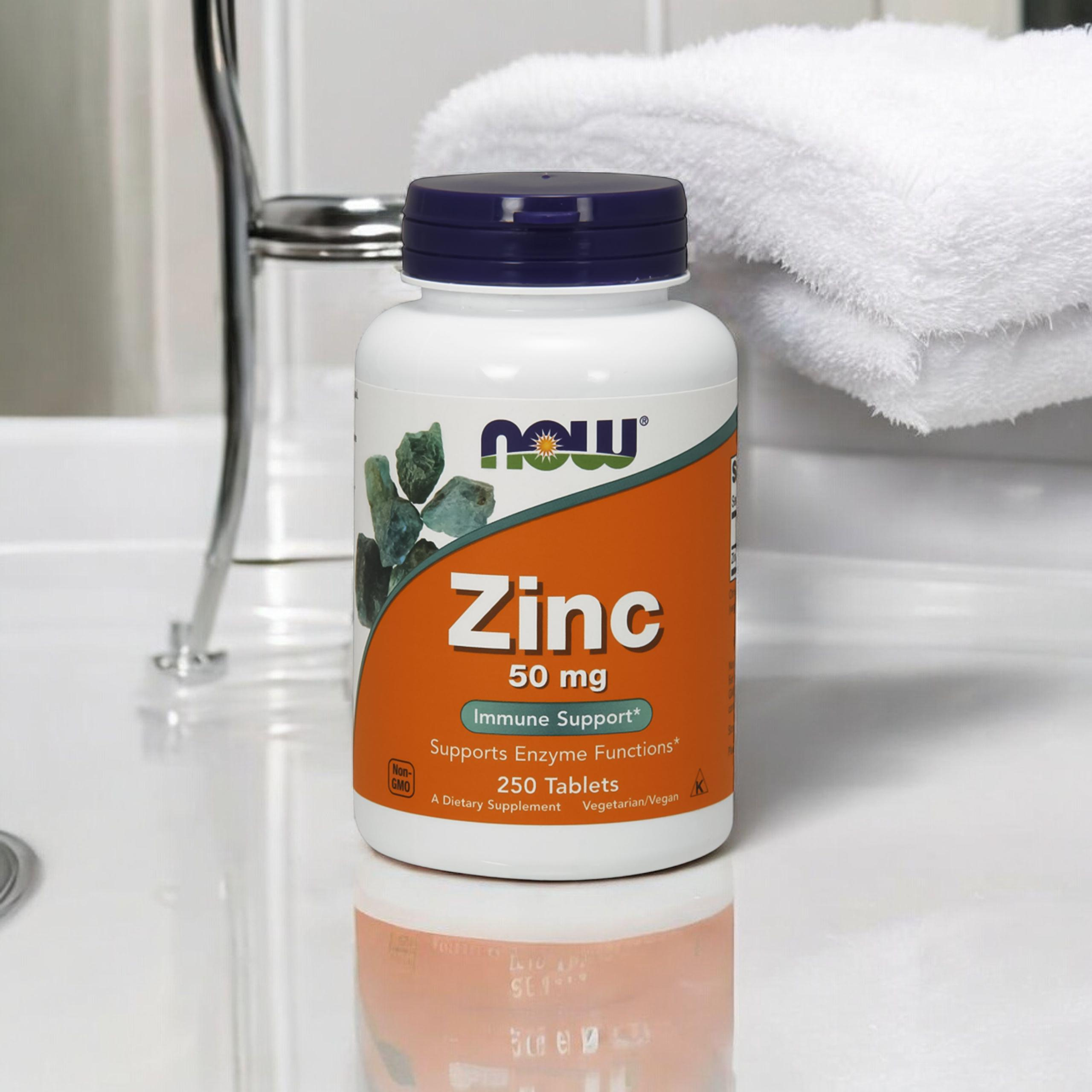 NOW Zinc 50mg - 250tabs