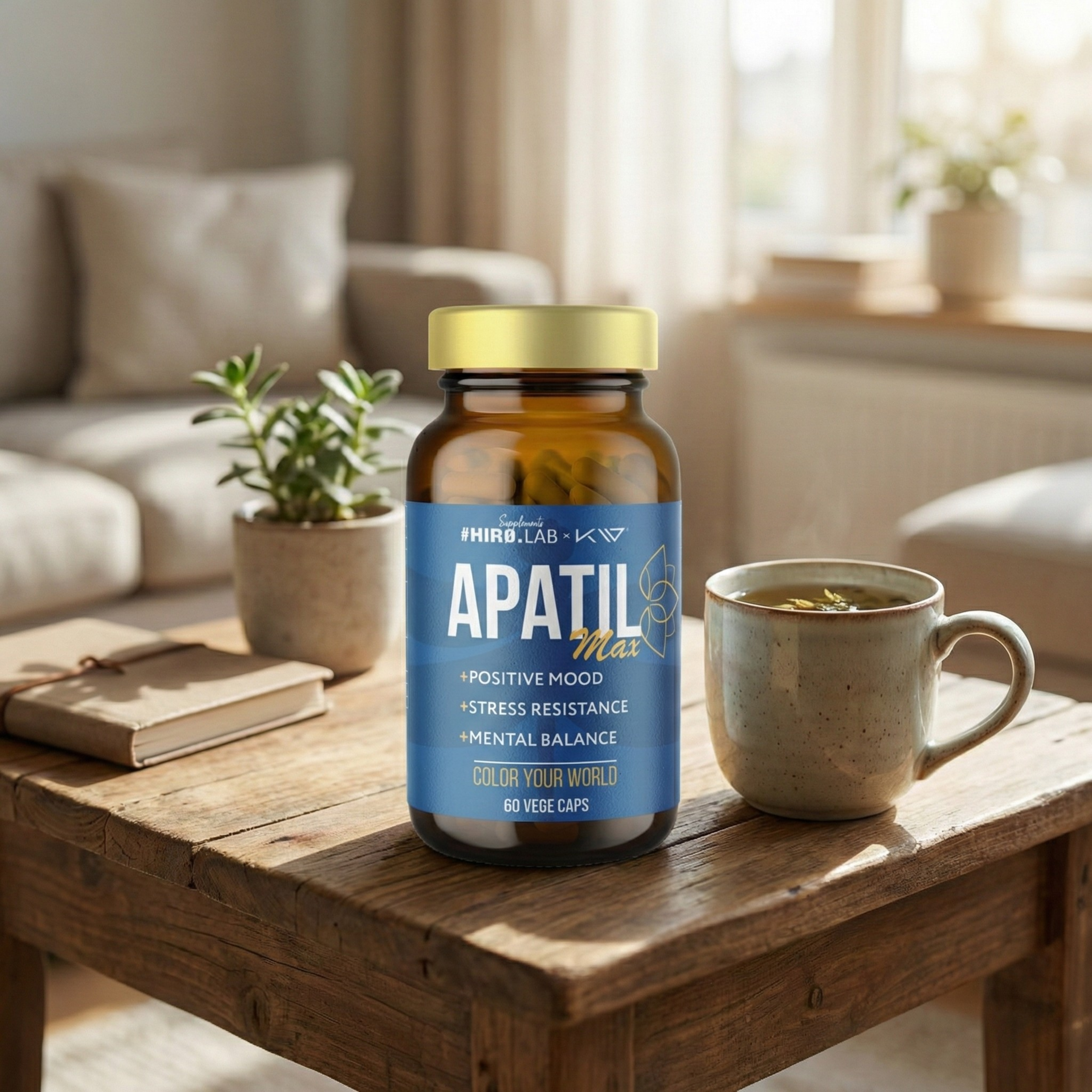 HIRO.LAB x Kamila Wybrańczyk Apatil Max - 60vcaps