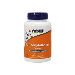 NOW L-Phenylalanine 500mg - 120vcaps - AUSVERKAUF - 31-01