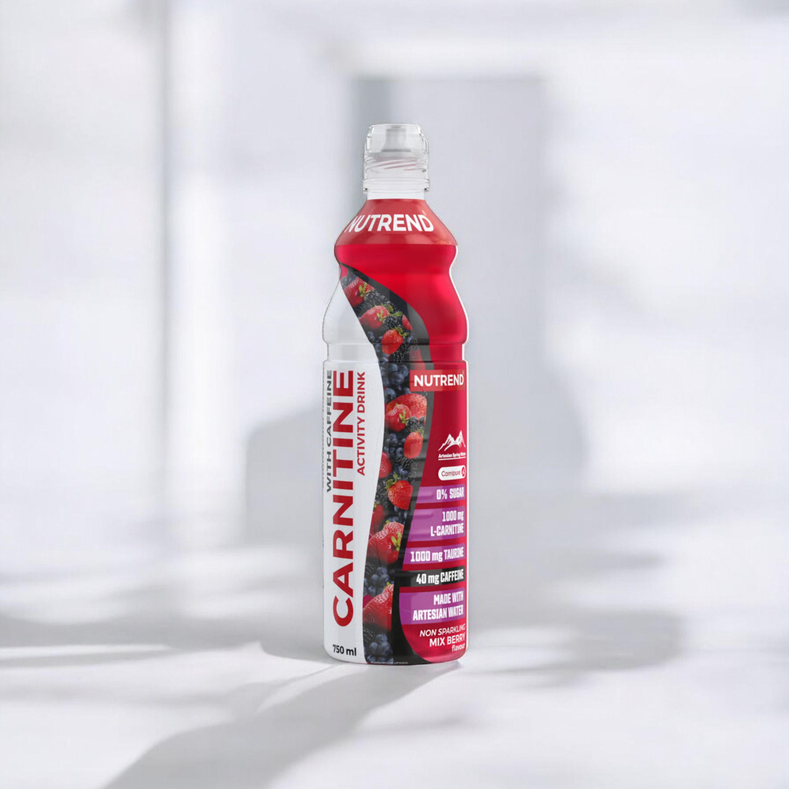 NUTREND Carnitin-Getränk mit Koffein - 8x 750ml