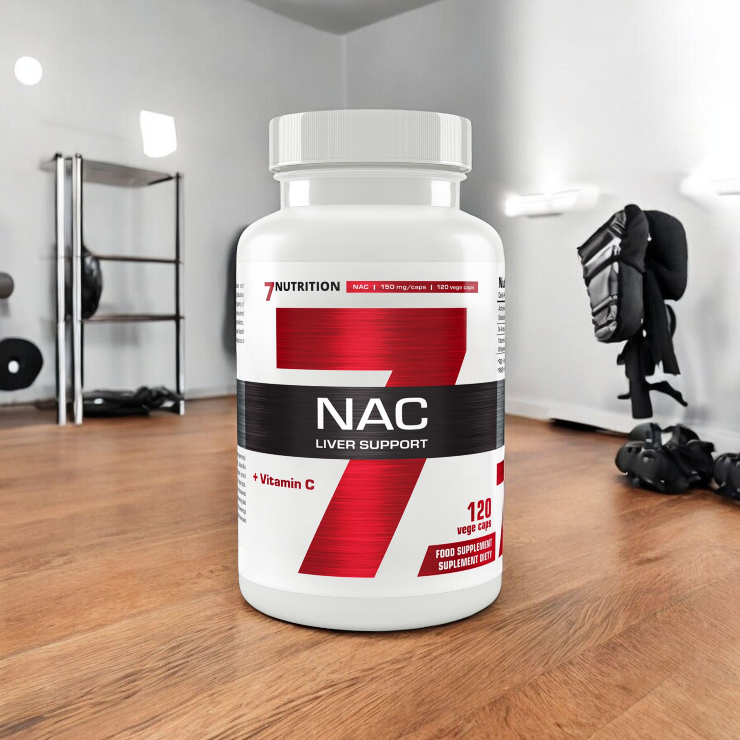 7 NUTRITION NAC + Vitamin C - 120vcaps