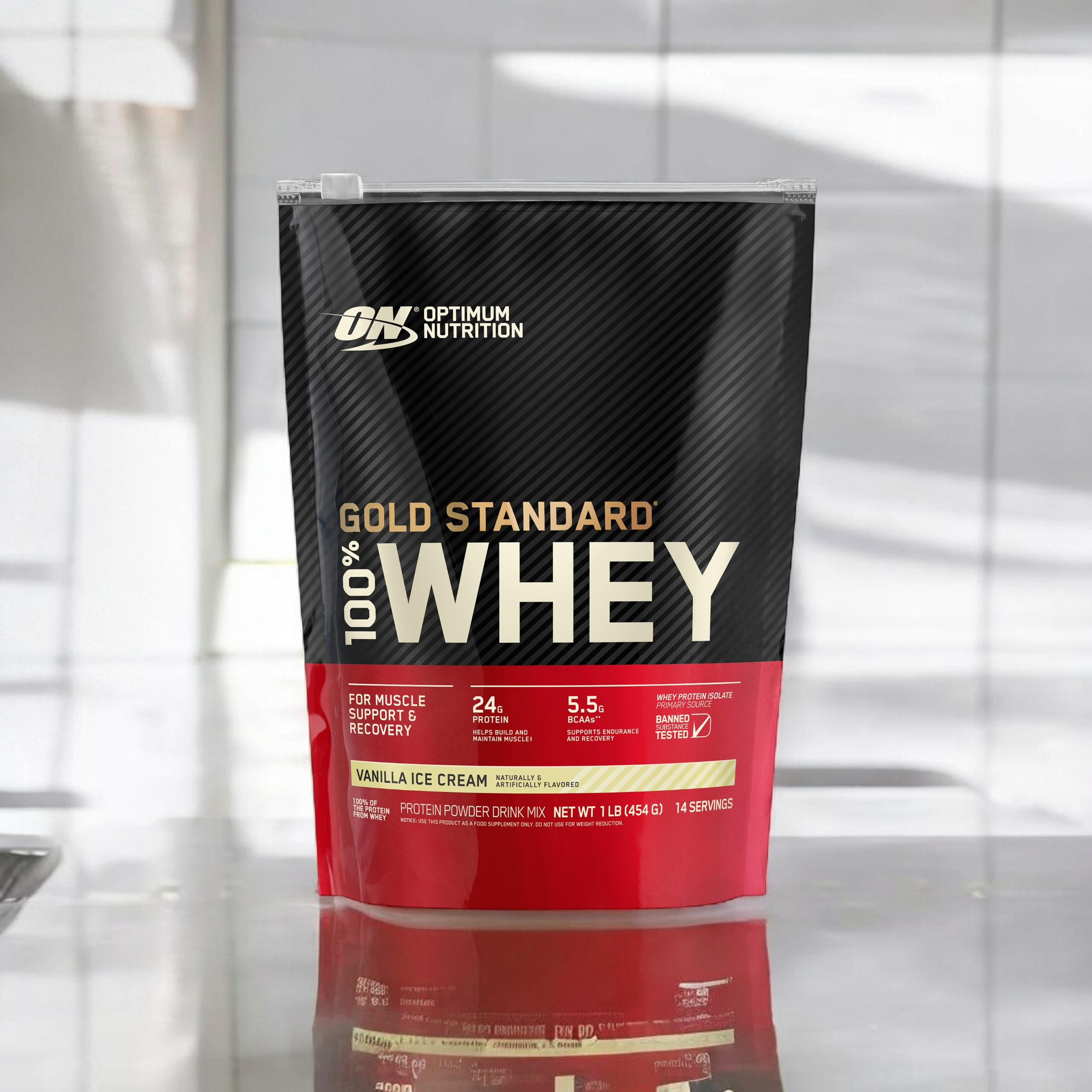 OPTIMUM NUTRITION 100% Whey Gold Standard Bag - 450g