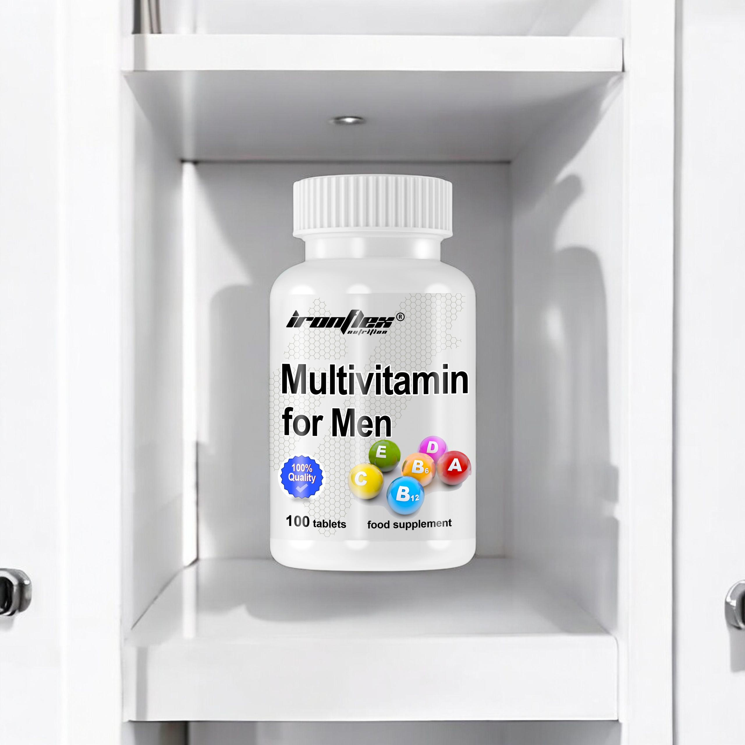 IRONFLEX Multivitamin für Männer - 100tabs