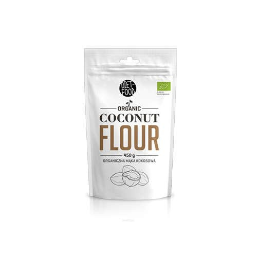 DIET FOOD Organic Coconut Flour - 450g - Kokosmehl