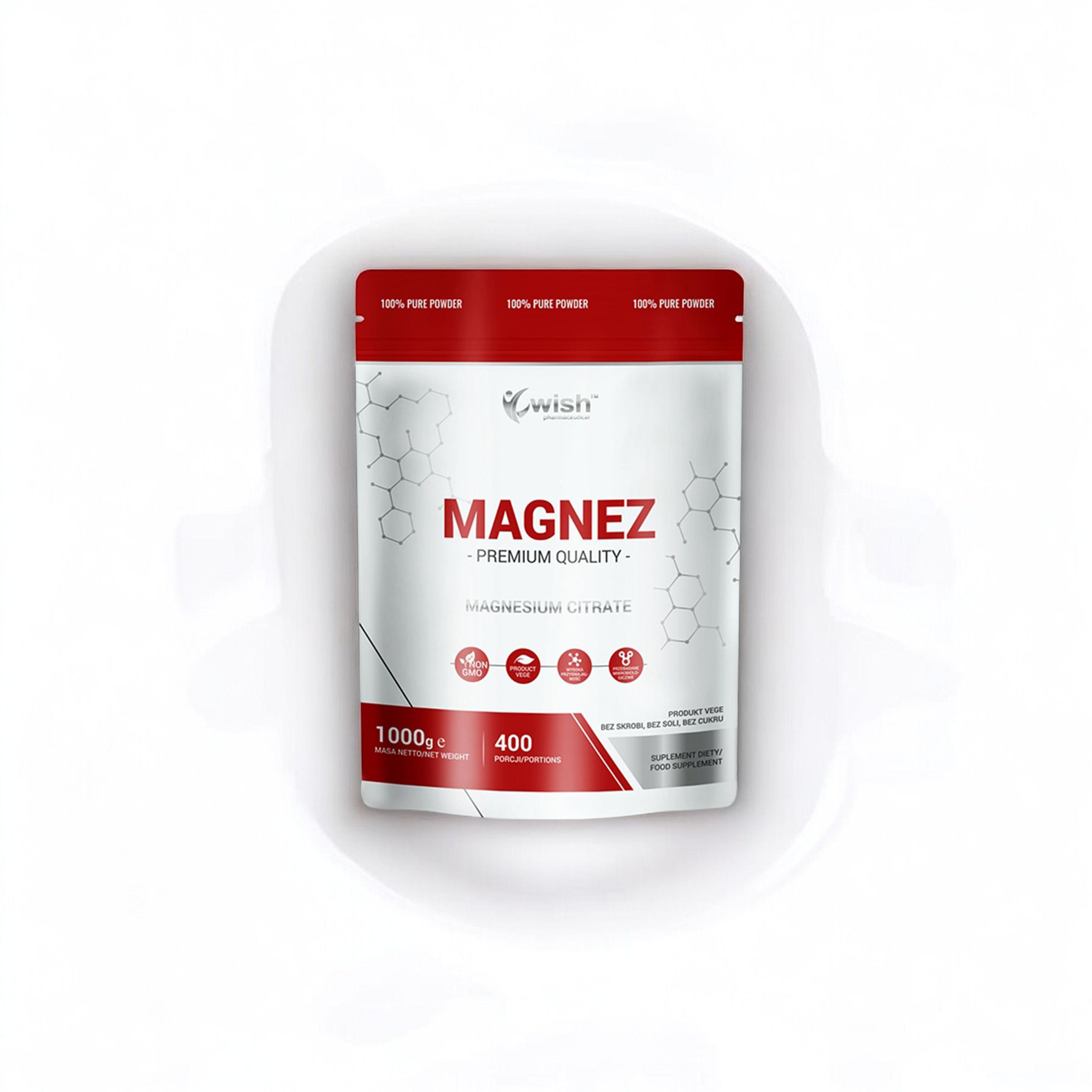WISH Pharmaceutical Magnesiumcitrat - 1000g