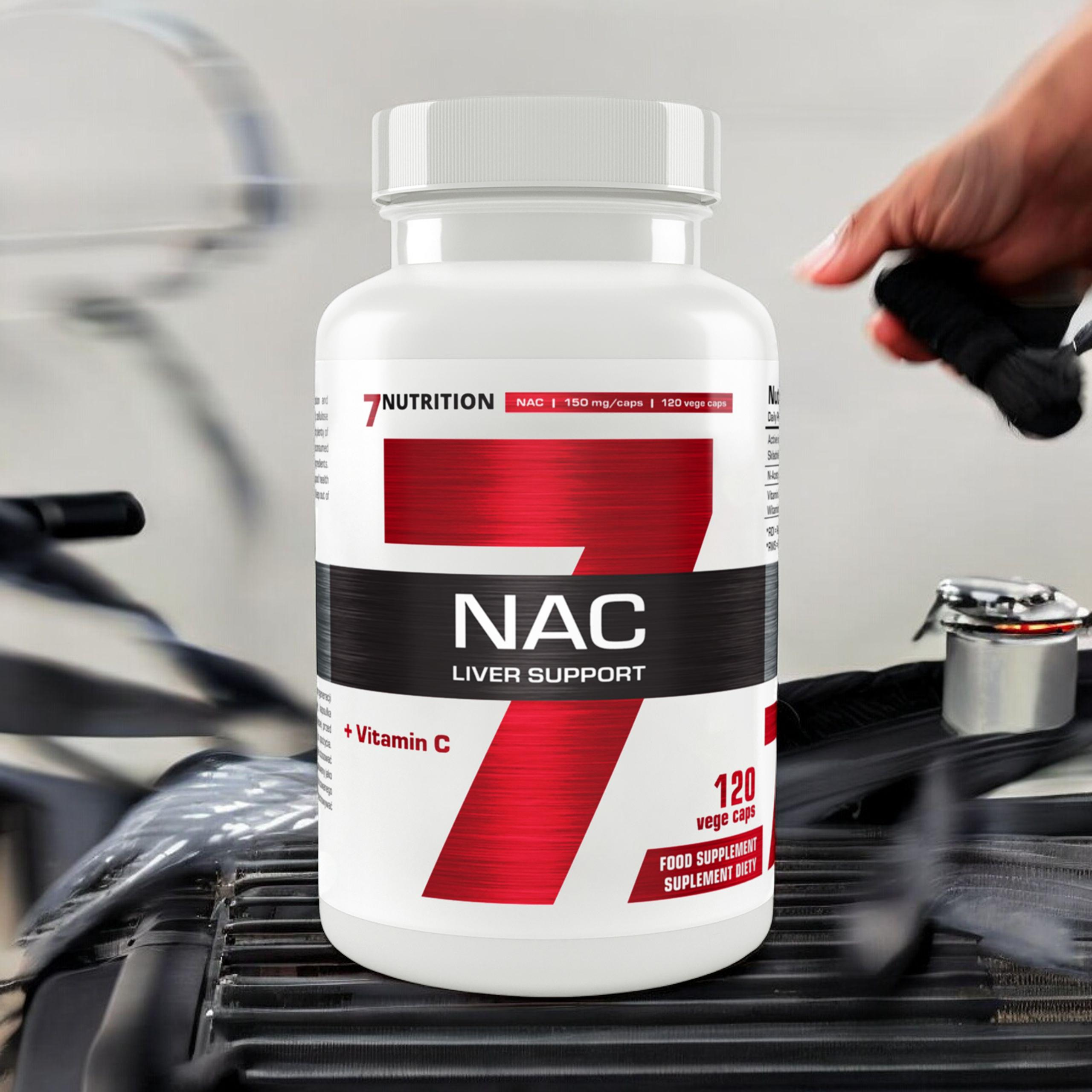 7 NUTRITION NAC + Vitamin C - 120vcaps