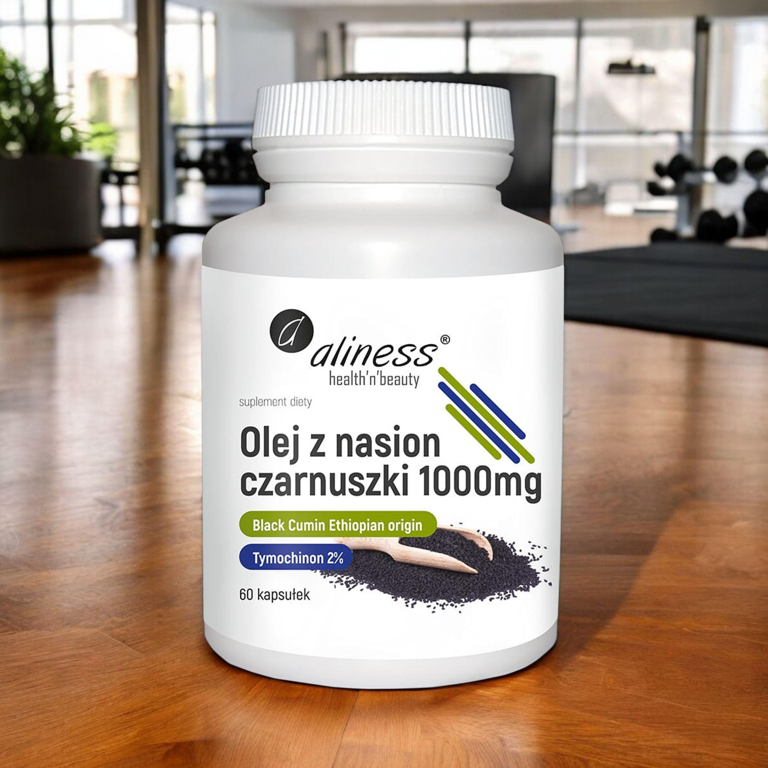 ALINESS Öl aus Schwarzkümmelsamen 2% 1000 mg - 60caps