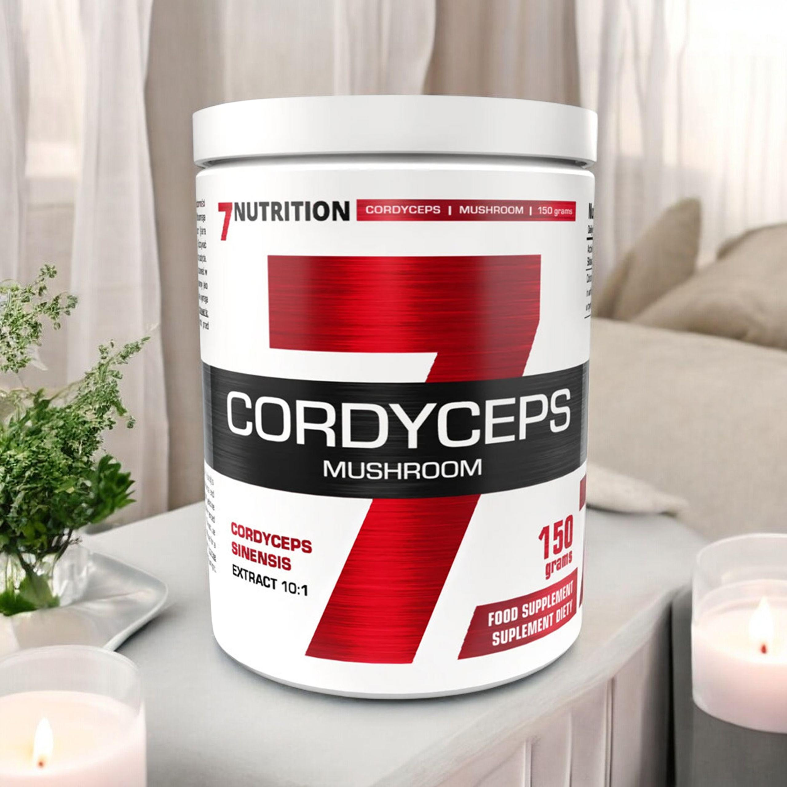 7 NUTRITION Cordyceps Mushroom - 150g - Chinesischer Raupenpilz