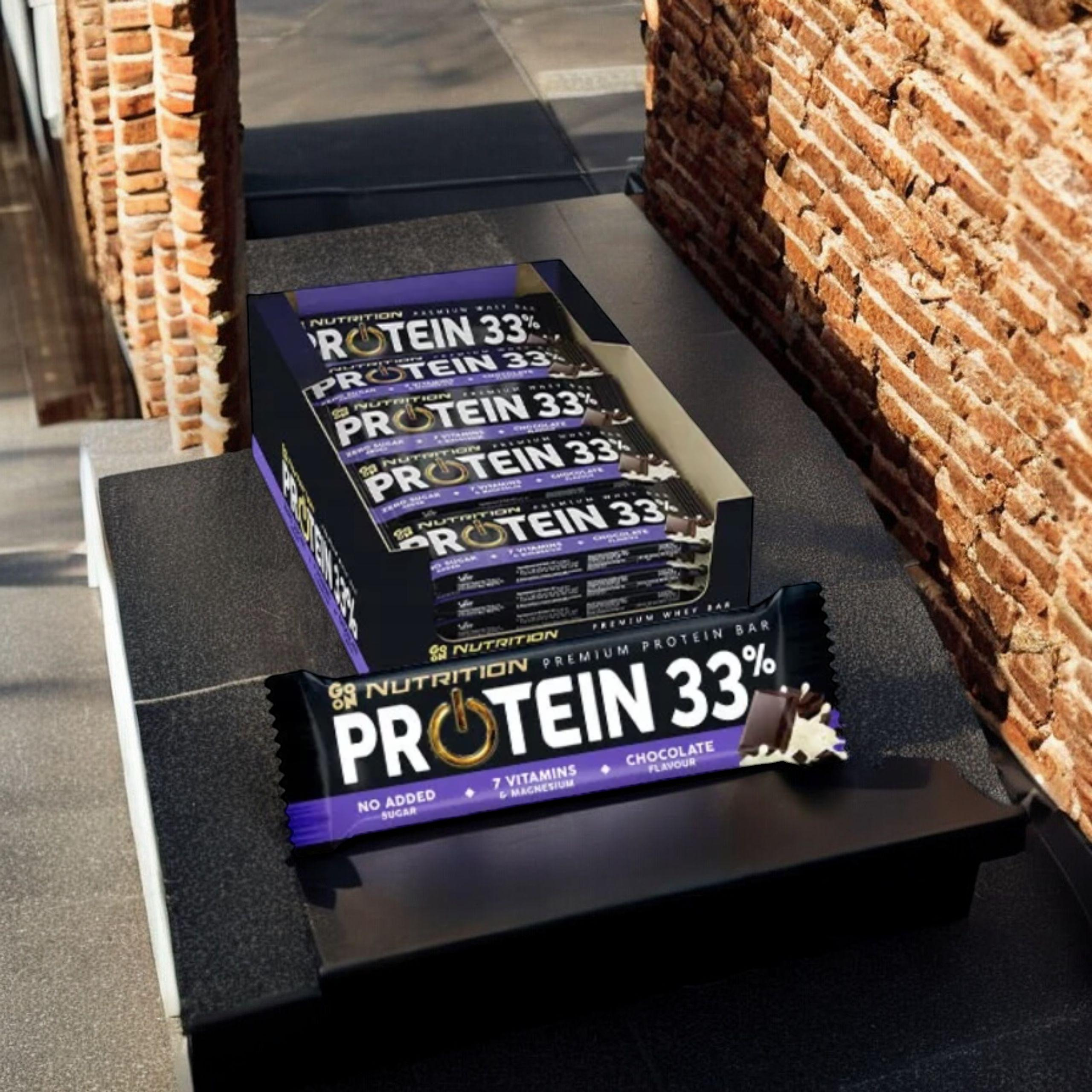 GO ON NUTRITION - Go On Protein 33% Riegel - 25x 50g