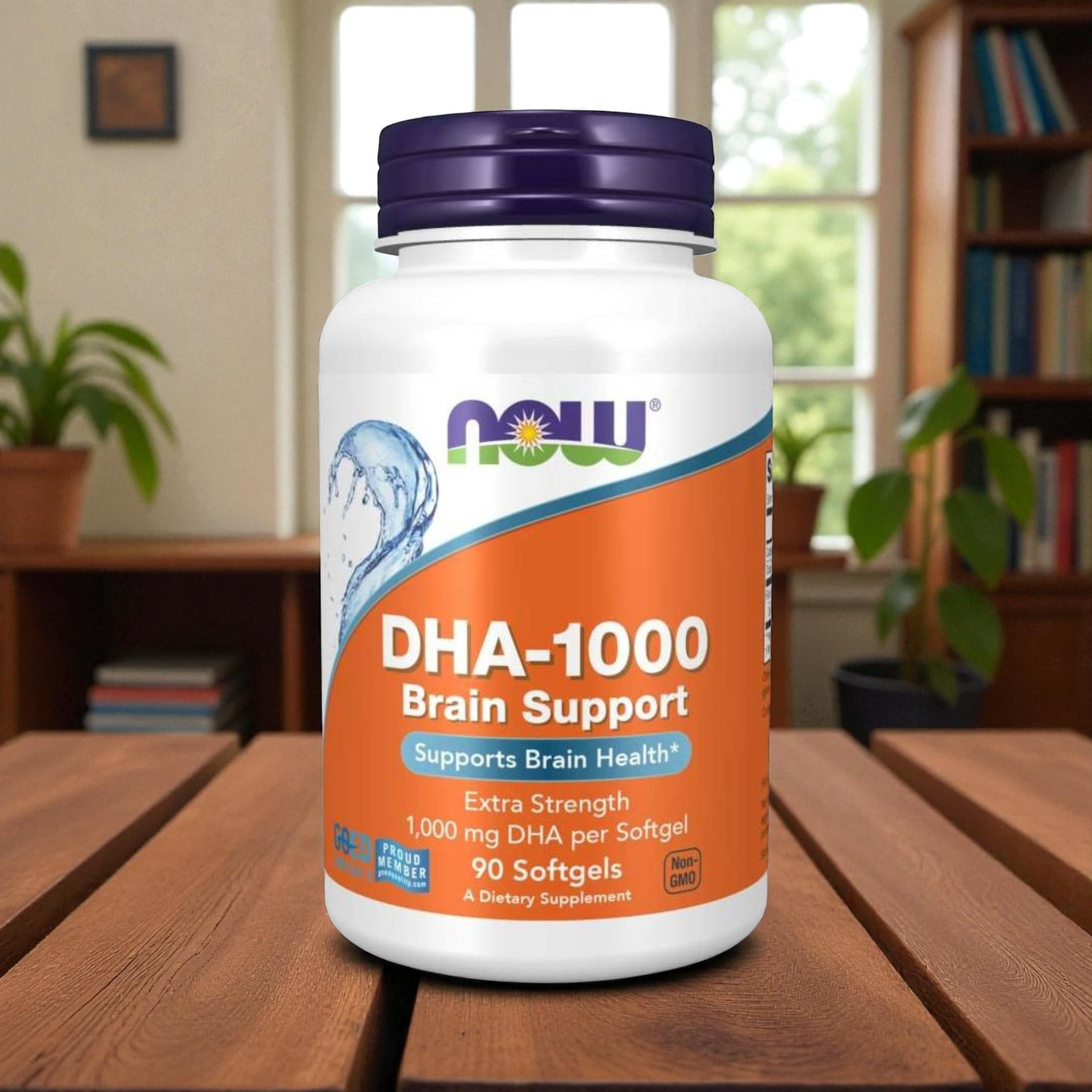NOW - DHA 1000mg - 90 Weichkapseln