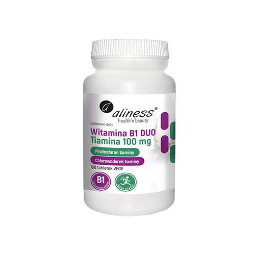 ALINESS - Vitamin B1 DUO 100mg - 100vtabs.