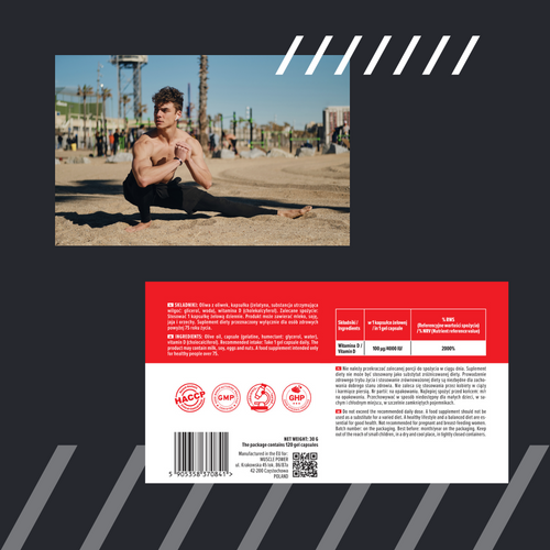 MP NUTRITION Vitamin D3 4000IU - 120 softgels