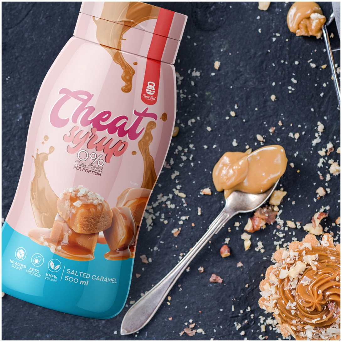 Makaron Konjac Tagliatelle 400g (300g netto) + SYROP KARMEL ZESTAW