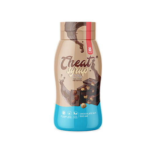 Cheat Meal Nutrition Syrup 0% (Kalorienfreier Sirup) - 500ml - Schokolade-Haselnuss