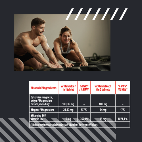 MP NUTRITION Mg + B6 - 90 Tabletten - Magnesium + Vitamin B6