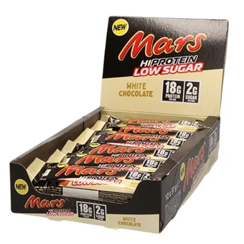 Mars - Mars HIProtein LS Riegel - 12x 57g - Weiße Schokolade