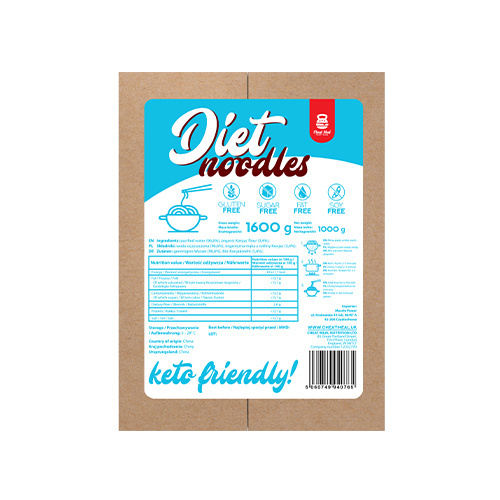 Cheat Meal Nutrition Diet Noodles - 1600g (1000g netto) - Konjac-Nudeln