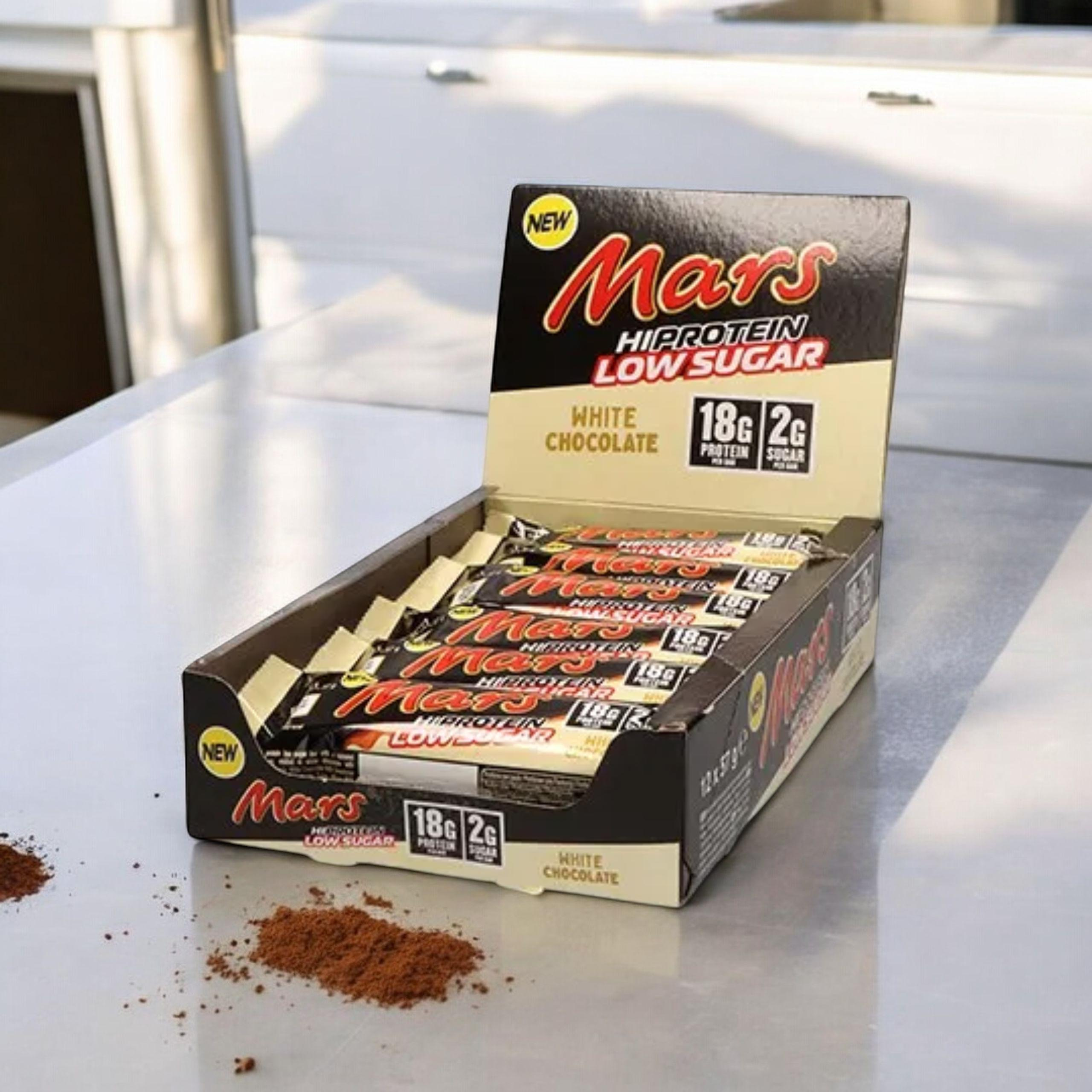 Mars - Mars HIProtein LS Riegel - 12x 57g - Weiße Schokolade