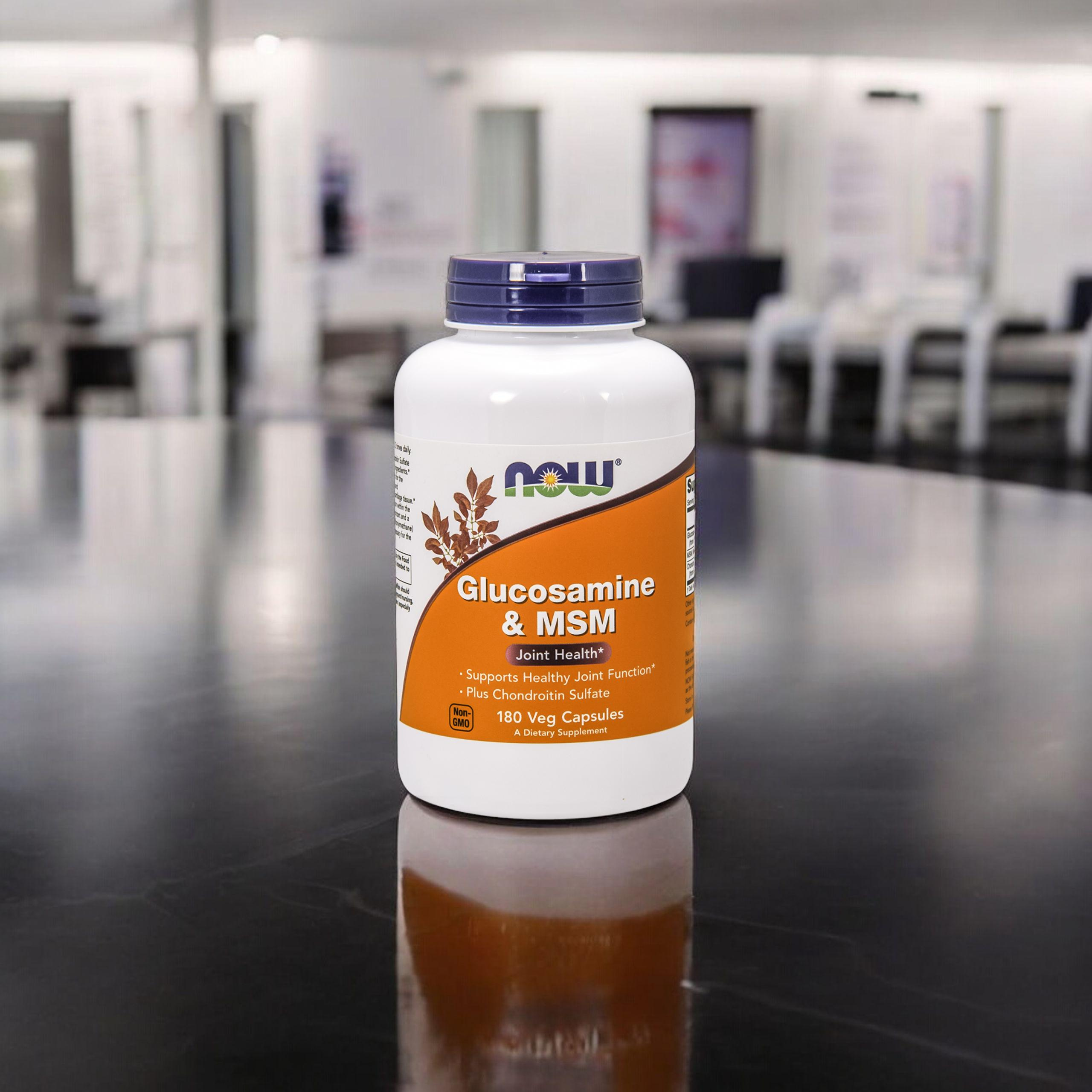 NOW Glucosamine & MSM - 180vegcaps