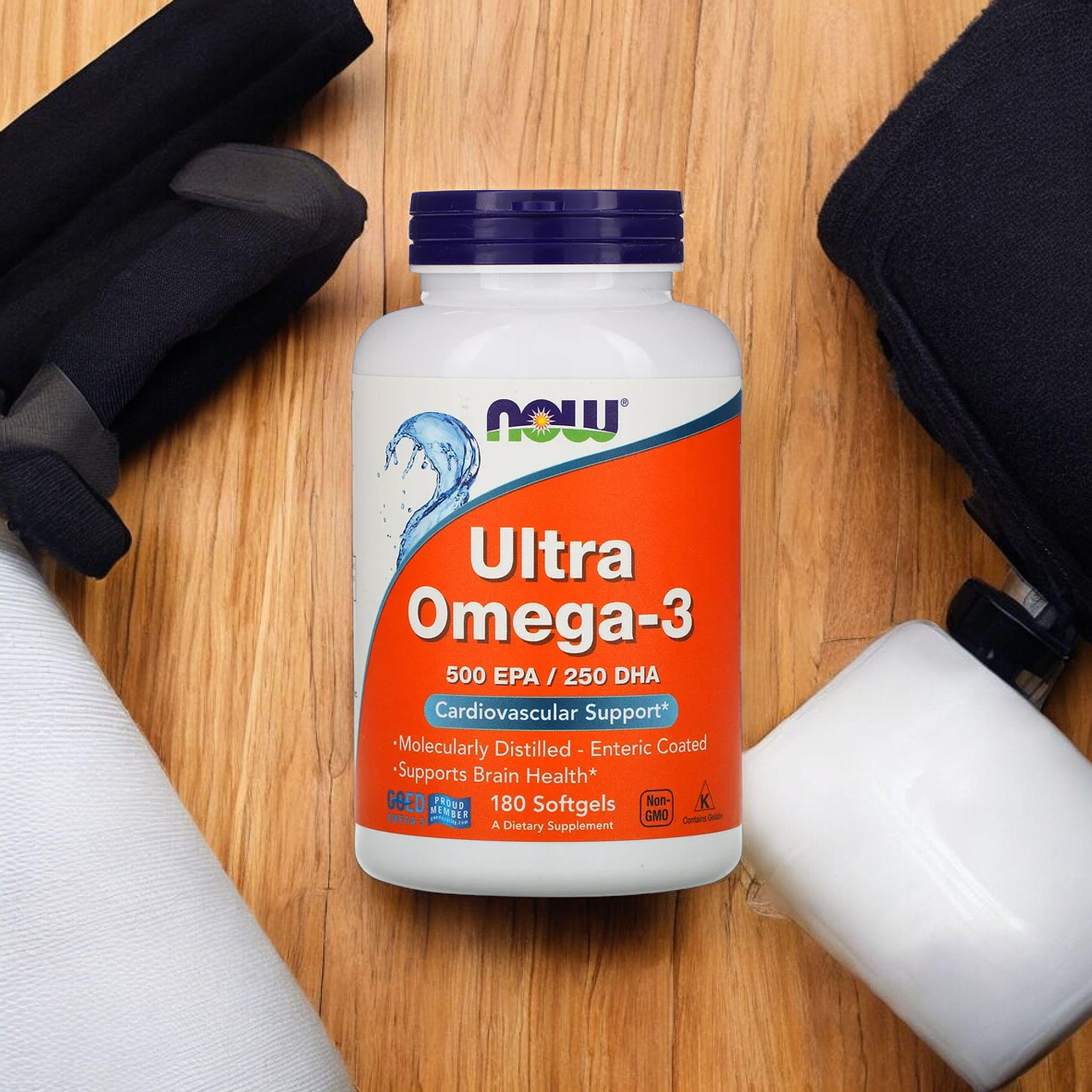 NOW Ultra Omega 3 - 500 EPA / 250 DHA - 180softgels