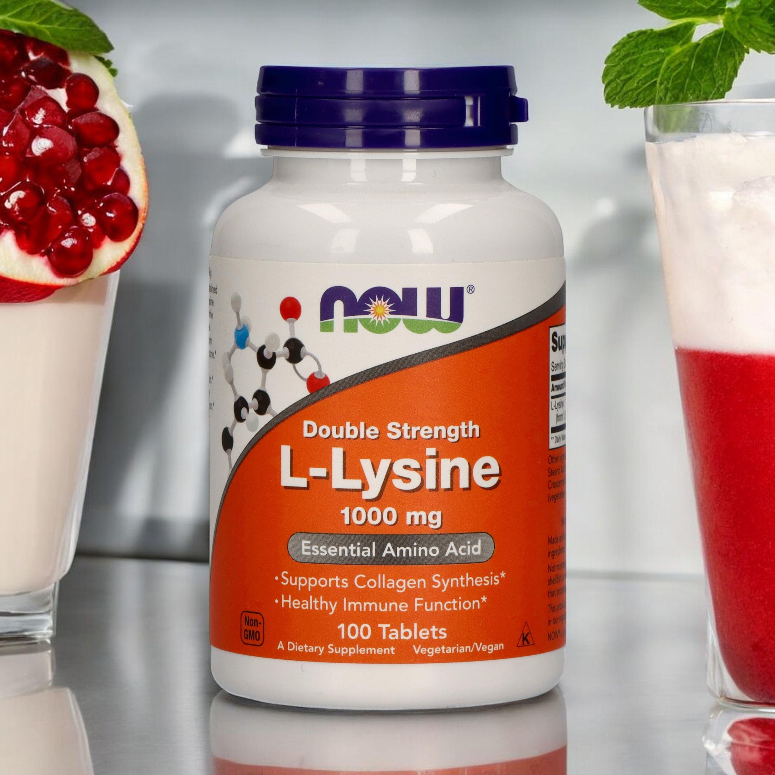 NOW L-Lysine 1000mg - 100tabs