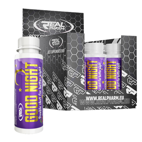 REAL PHARM - Good Night Shot - 12x 80ml - Kirsche