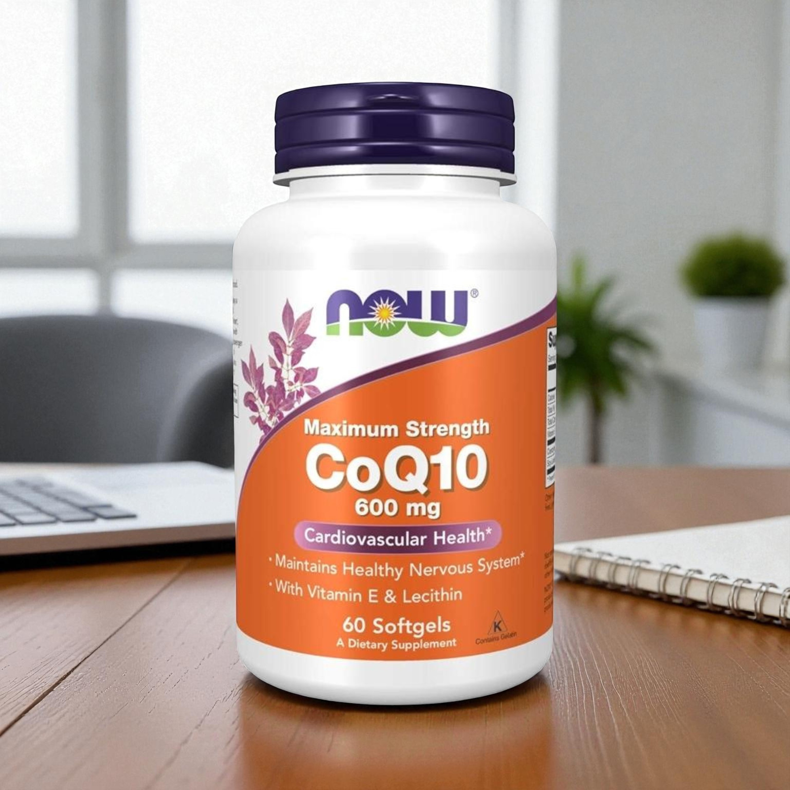 NOW - CoQ10 600mg - 60 Weichkapseln