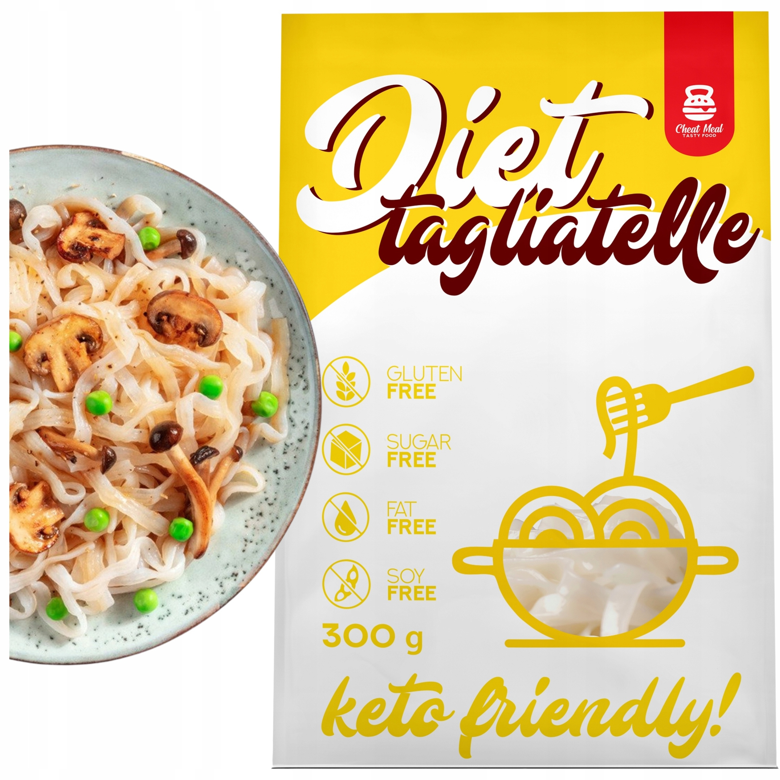 Cheat Meal Nutrition Diet Tagliatelle - 400g (300g netto) - AUSVERKAUF - 26-12