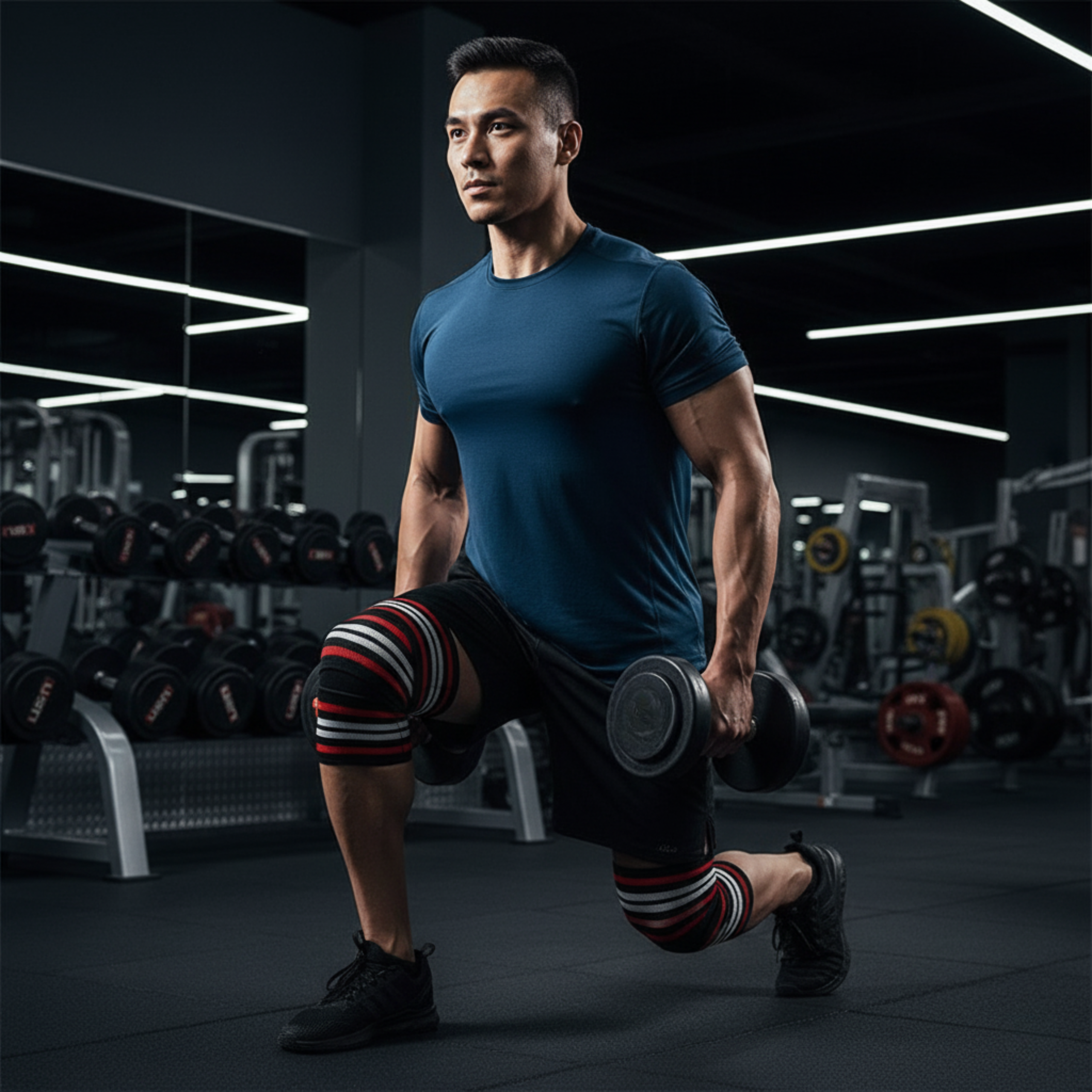 MEX SPORT - Knee Wraps - Schwarz/Rot/Weiß pol_pl_MEX-SPORT-Knee-Wraps-Black-Red-White-43166_9