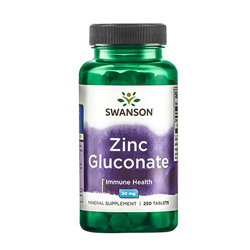 SWANSON Zink (Gluconat) 30mg - 250tabs