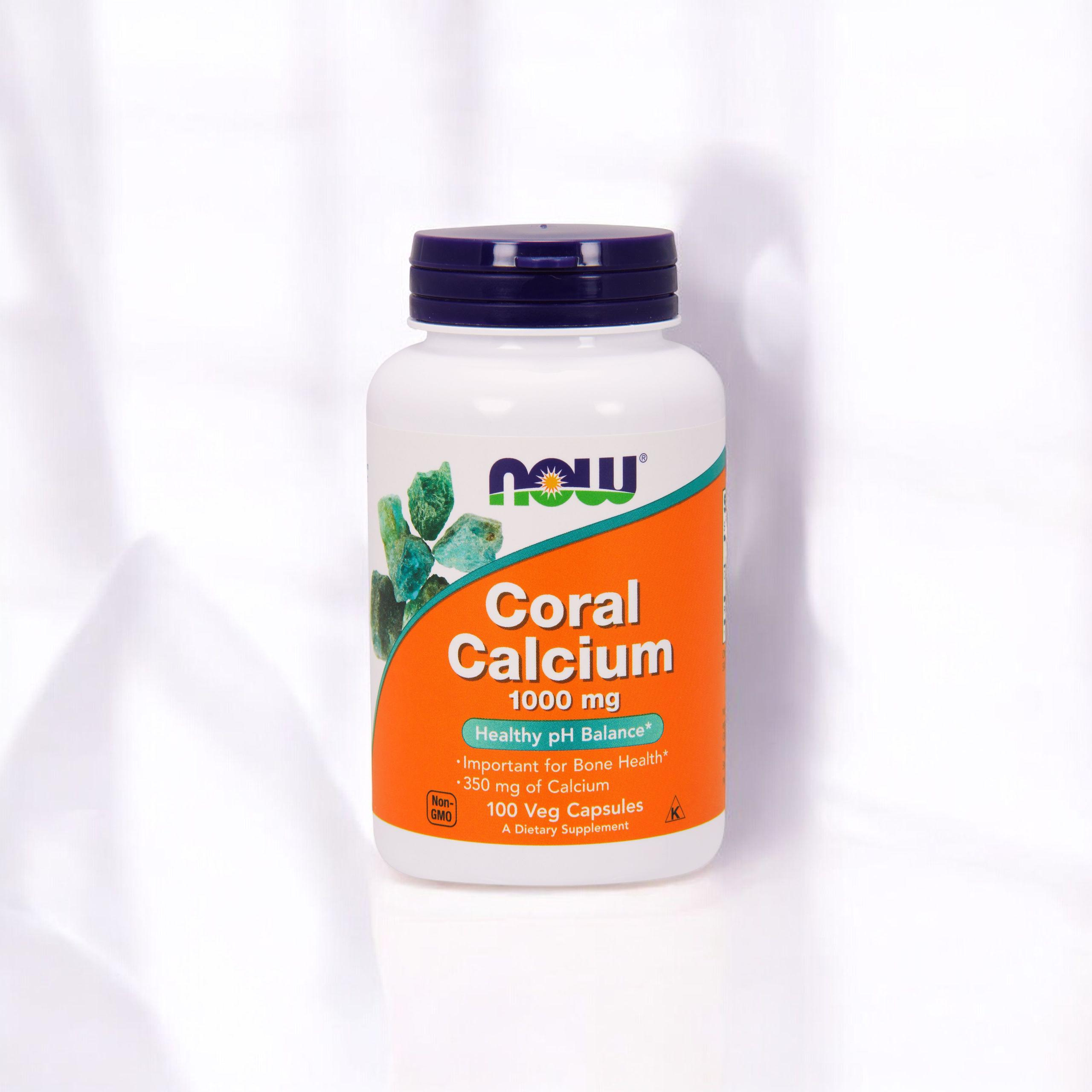 NOW Coral Calcium 1000mg - 100vegcaps