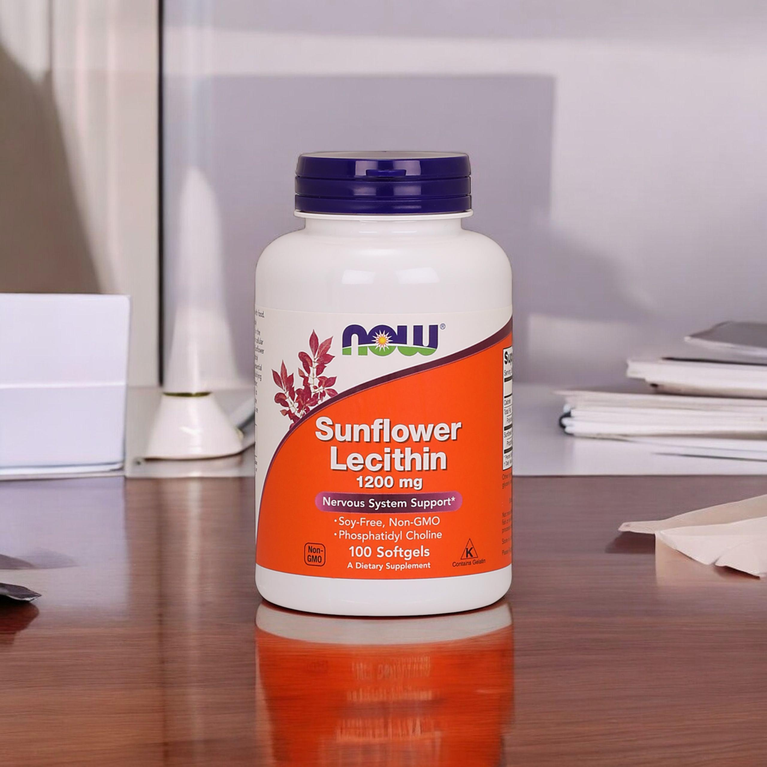 NOW Sunflower Lecithin 1200mg - 100softgels