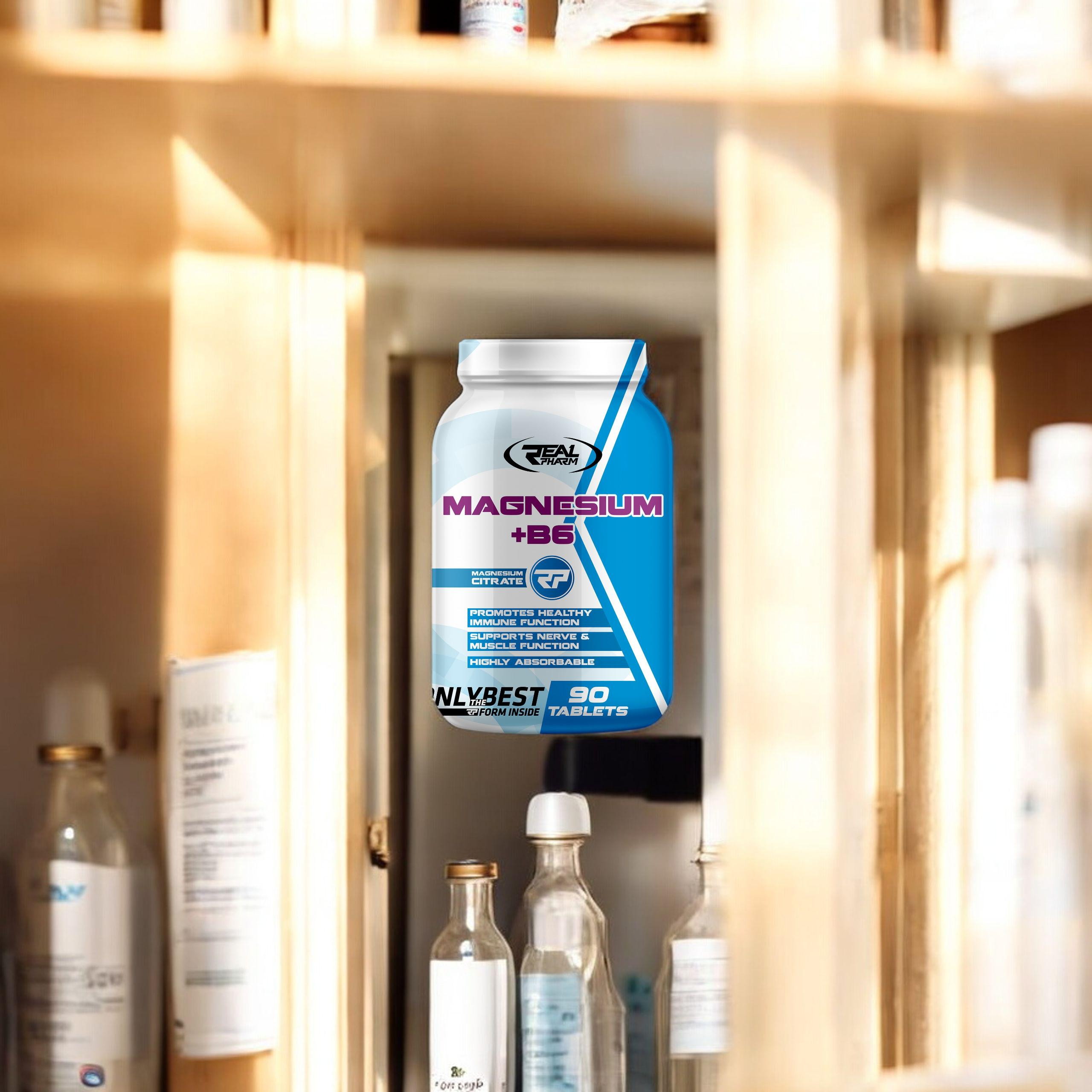 REAL PHARM Magnesium+ B6 - 90tabs