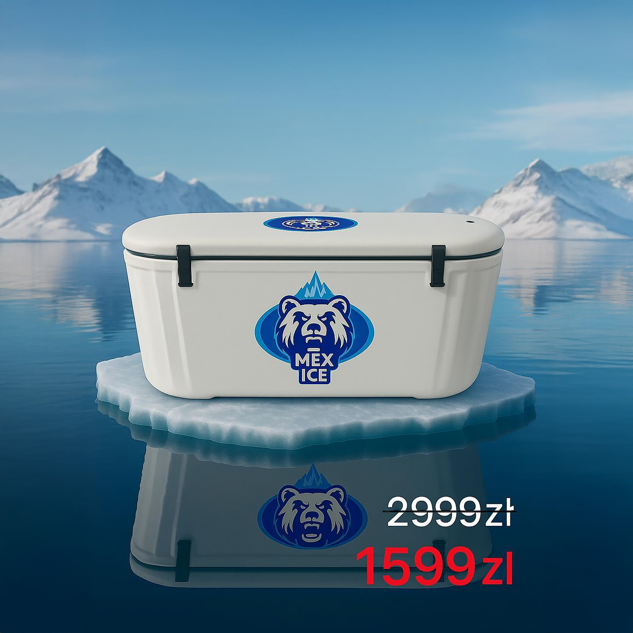 MEX ICE – Aufblasbare Badewanne Deluxe