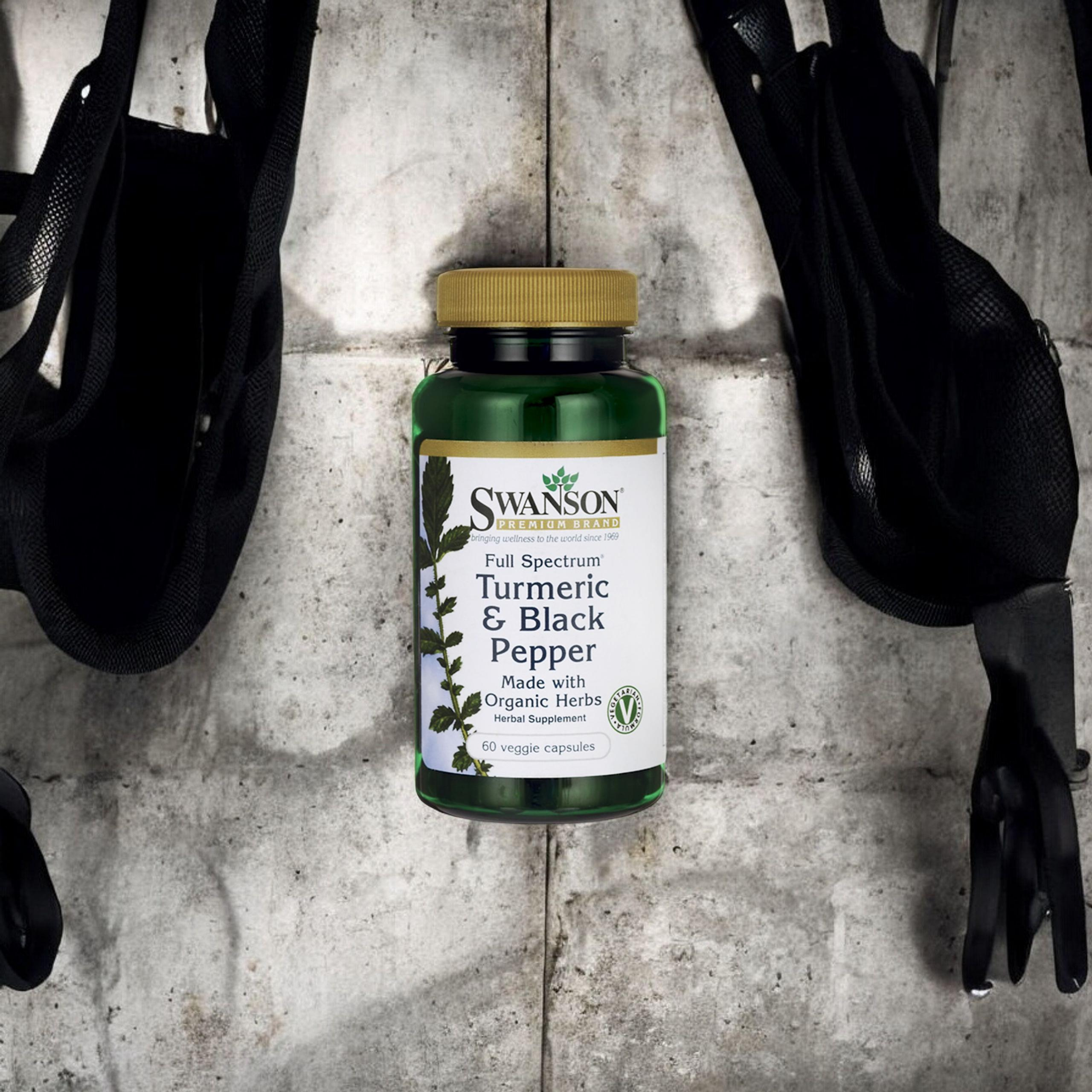 SWANSON Turmeric Black Pepper (Kurkuma mit Piperin) - 60vcaps.