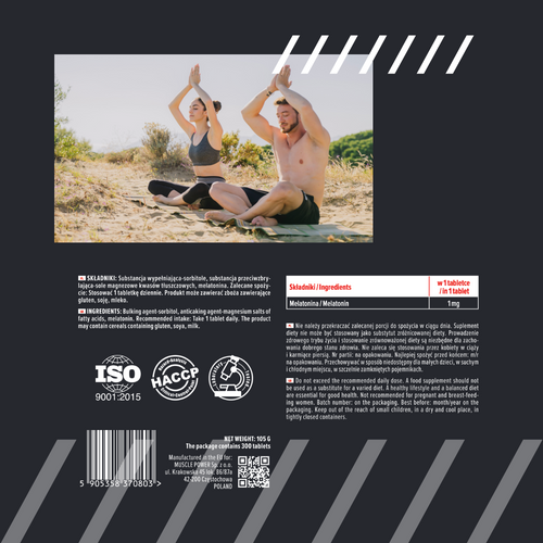 MP NUTRITION Melatonin 1mg - 300tabs - Melatonin