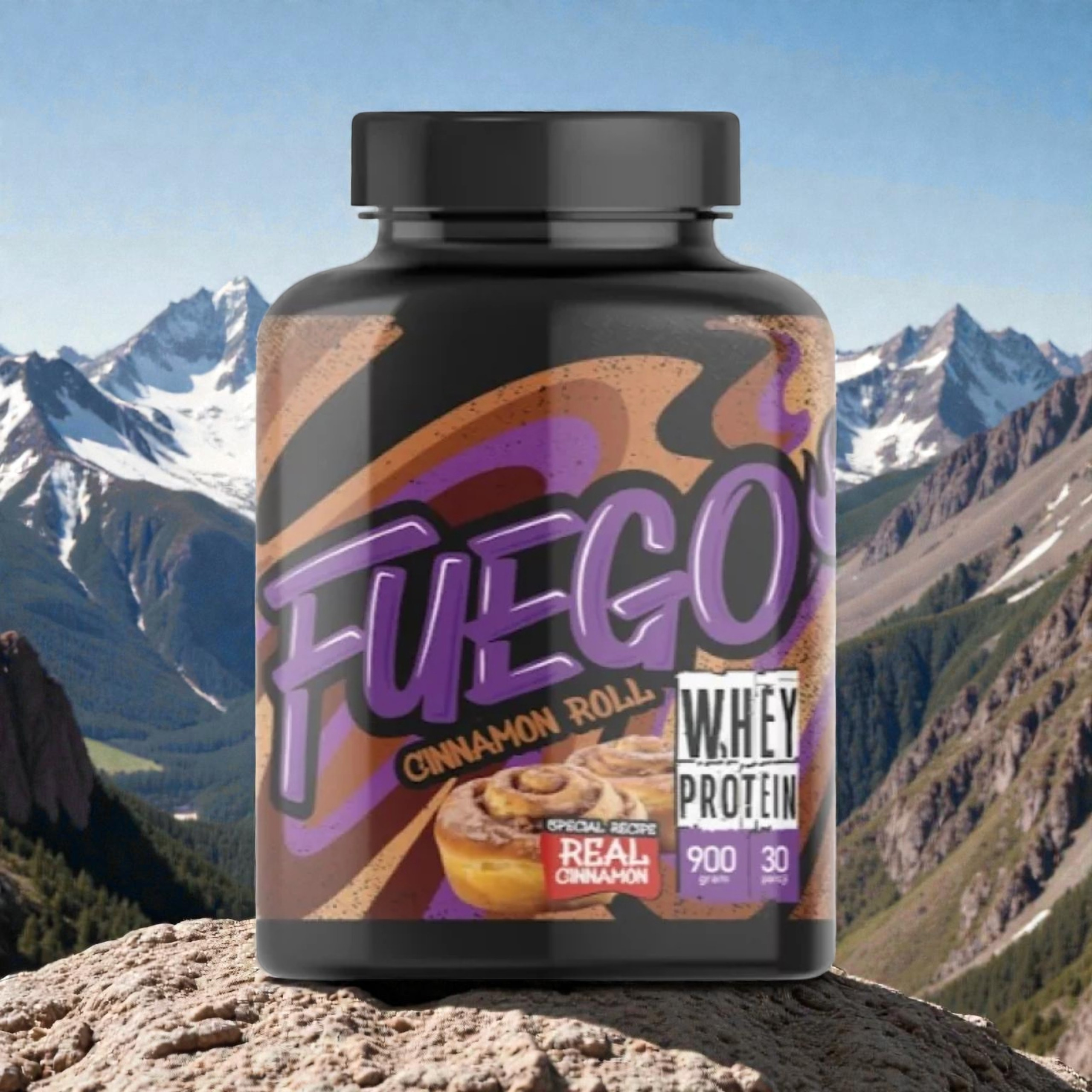 FUEGO - Whey Protein - 900g - Zimtschnecke