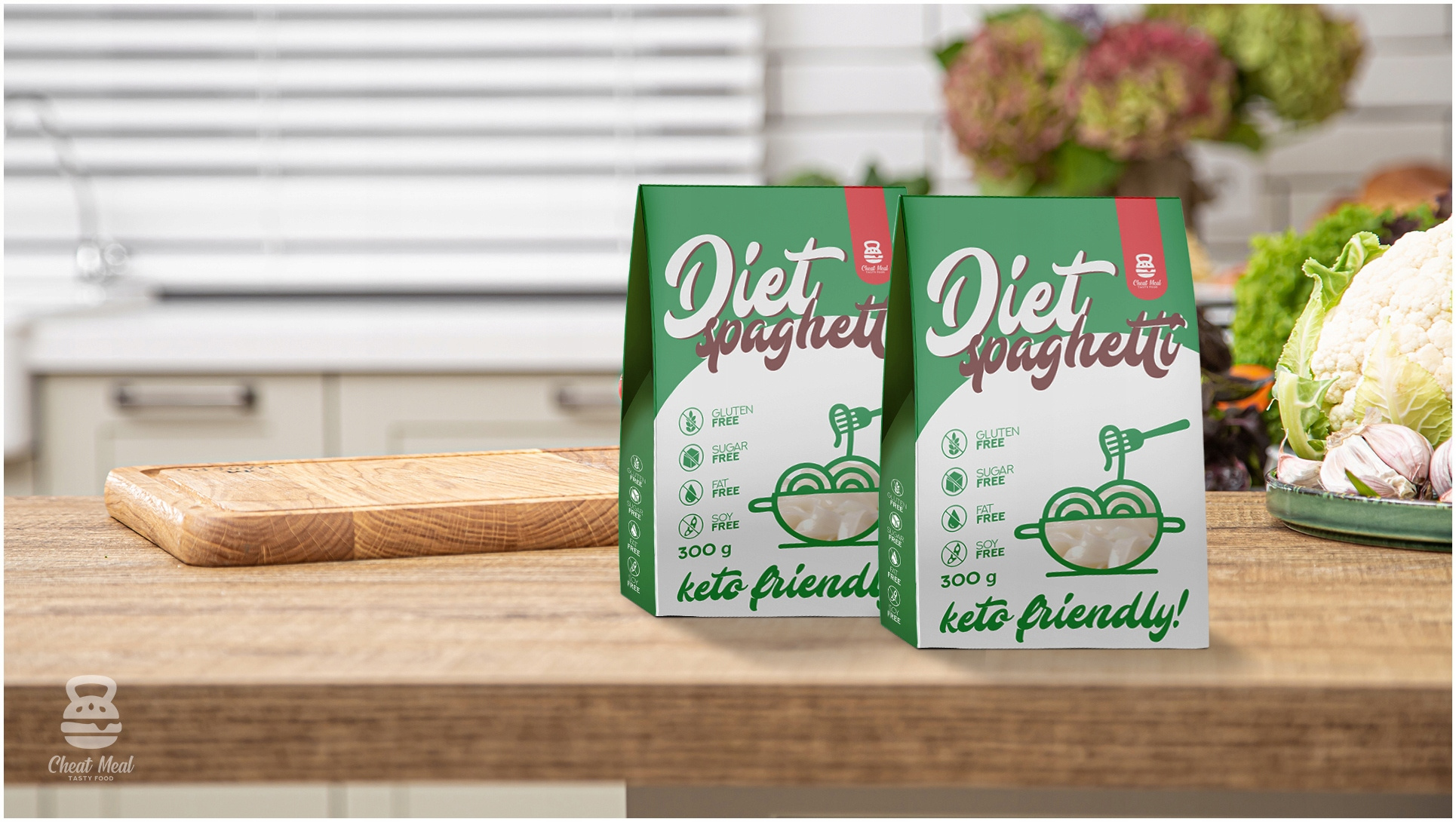 Cheat Meal Nutrition Diet Spaghetti - 4x 400g (4x 300g netto) - Diät Nudeln