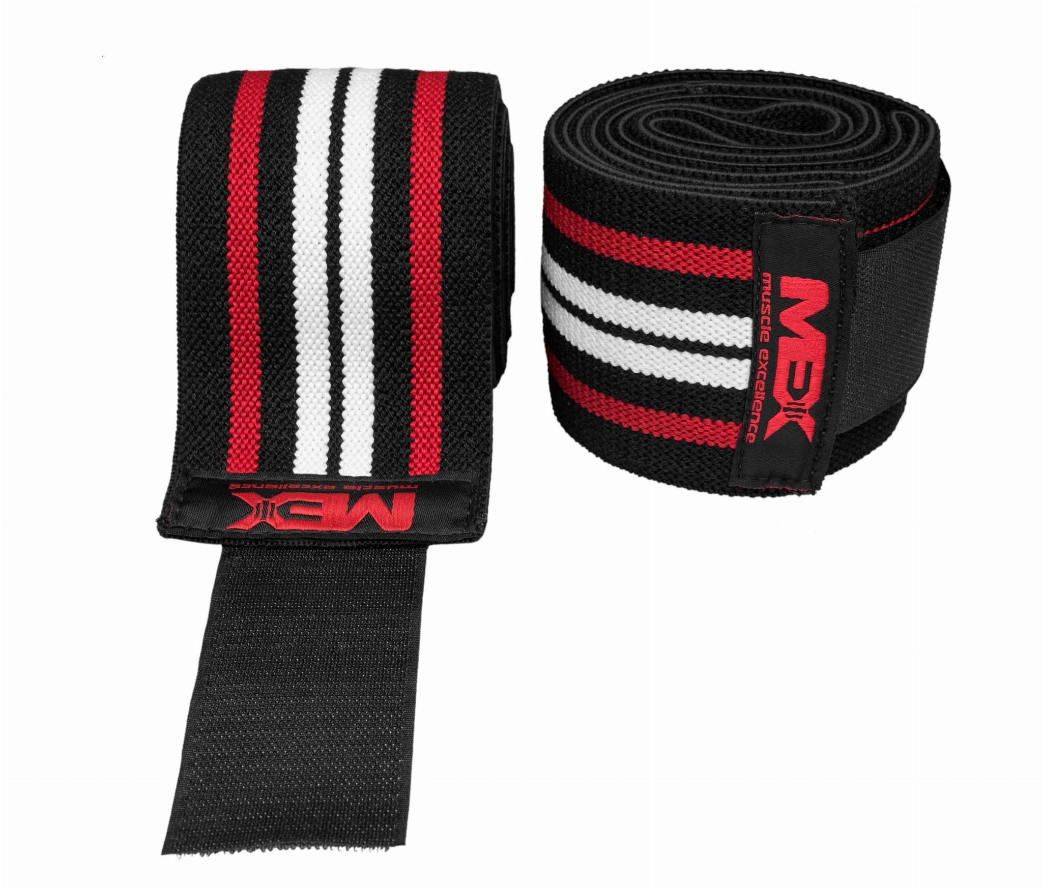 MEX NUTRITION - Handgelenkbandagen - Schwarz/Rot/Weiß